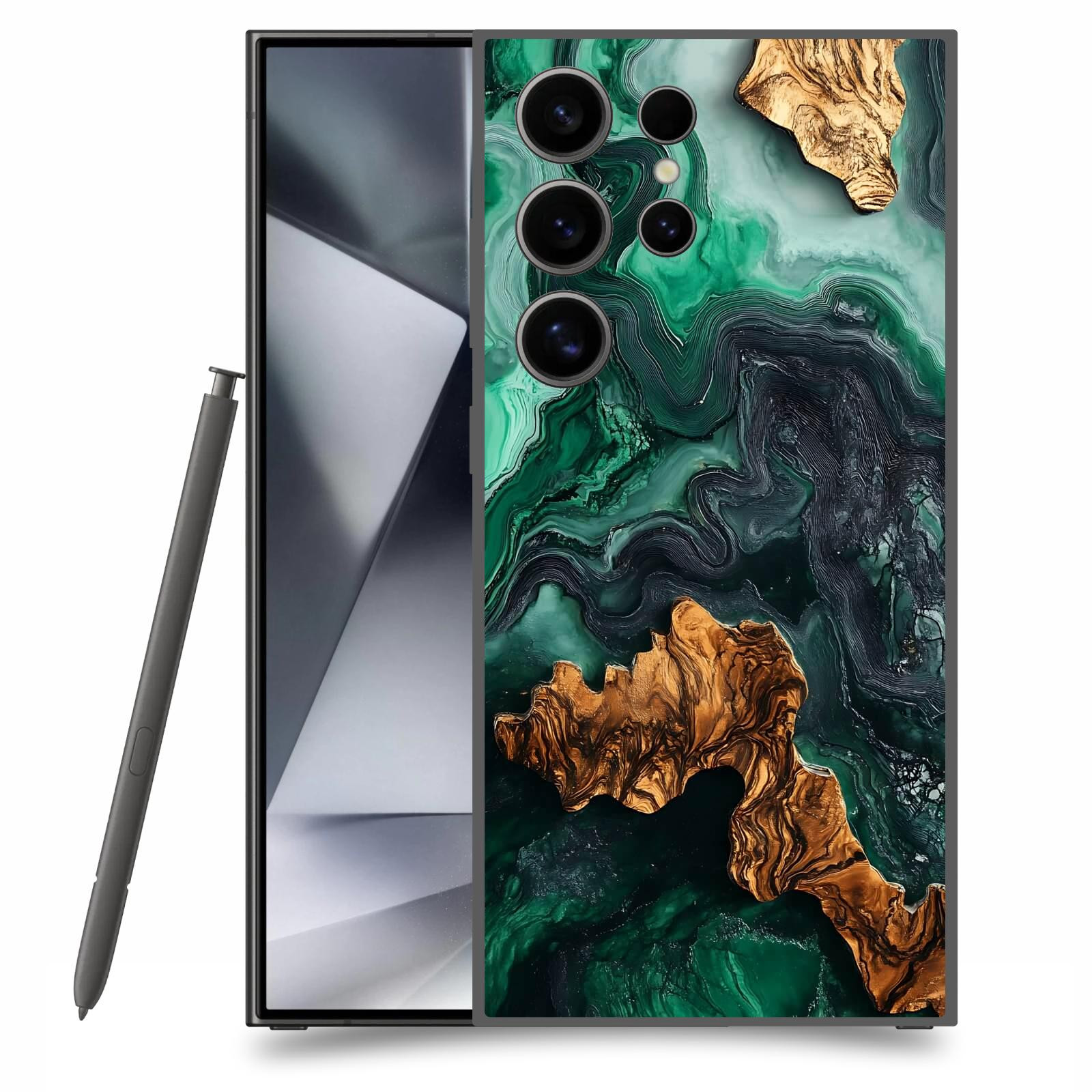 ACOVER Kryt na mobil Samsung Galaxy S24 Ultra - Forest Wood IV