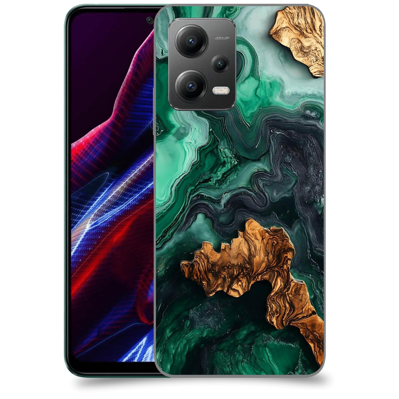 ACOVER Kryt na mobil Xiaomi Poco X5 - Forest Wood IV