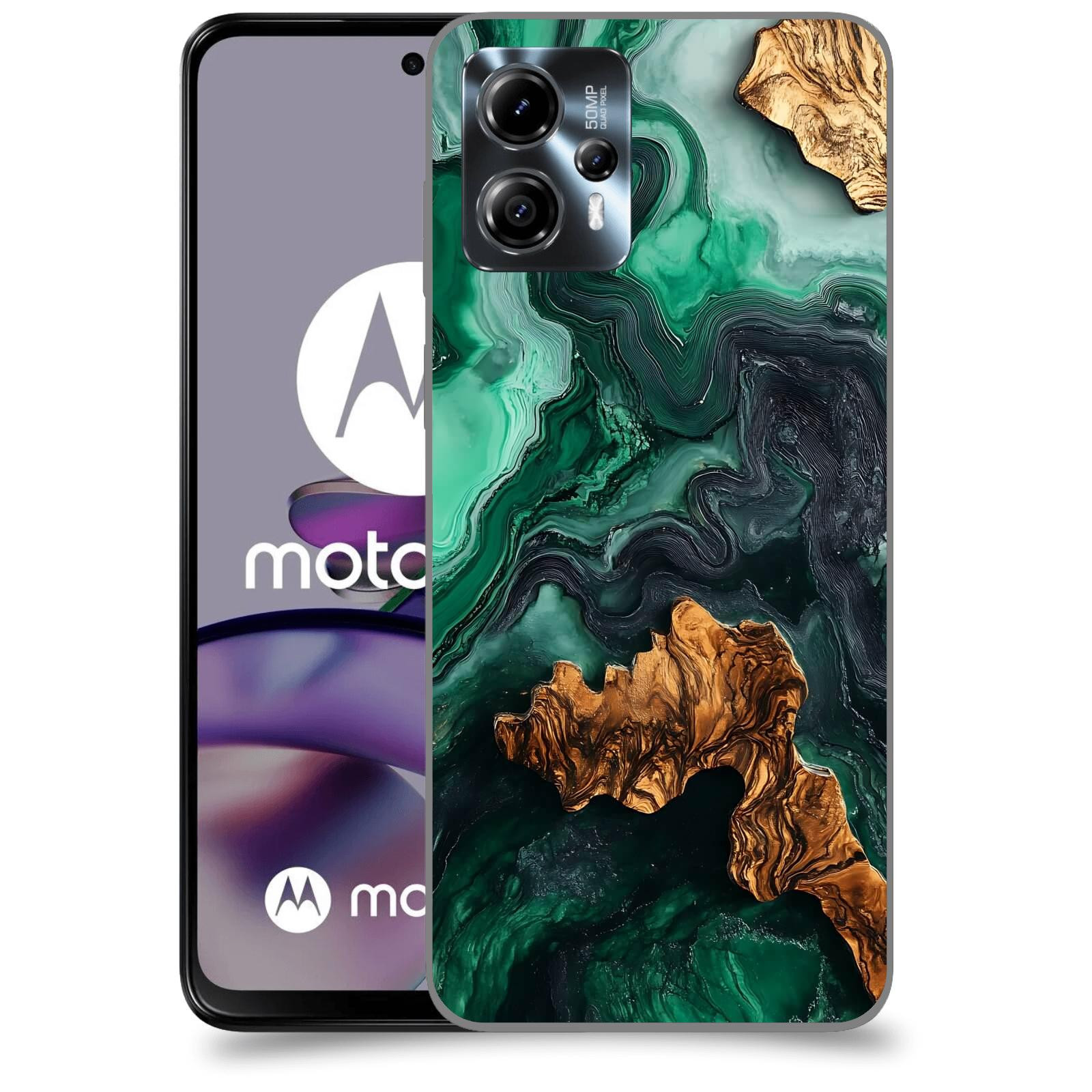 ACOVER Kryt na mobil Motorola Moto G13 - Forest Wood IV