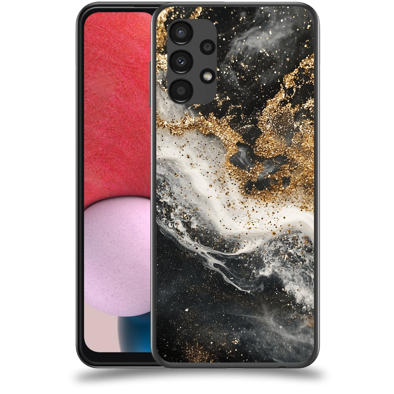 ACOVER Kryt na mobil Samsung Galaxy A13 4G A135 - Liquid Gold I