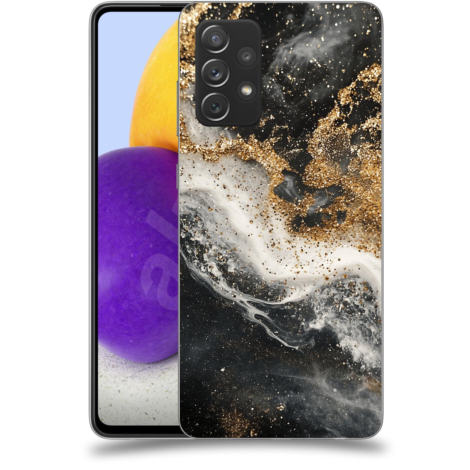 ACOVER Kryt na mobil Samsung Galaxy A72 A725F - Liquid Gold I