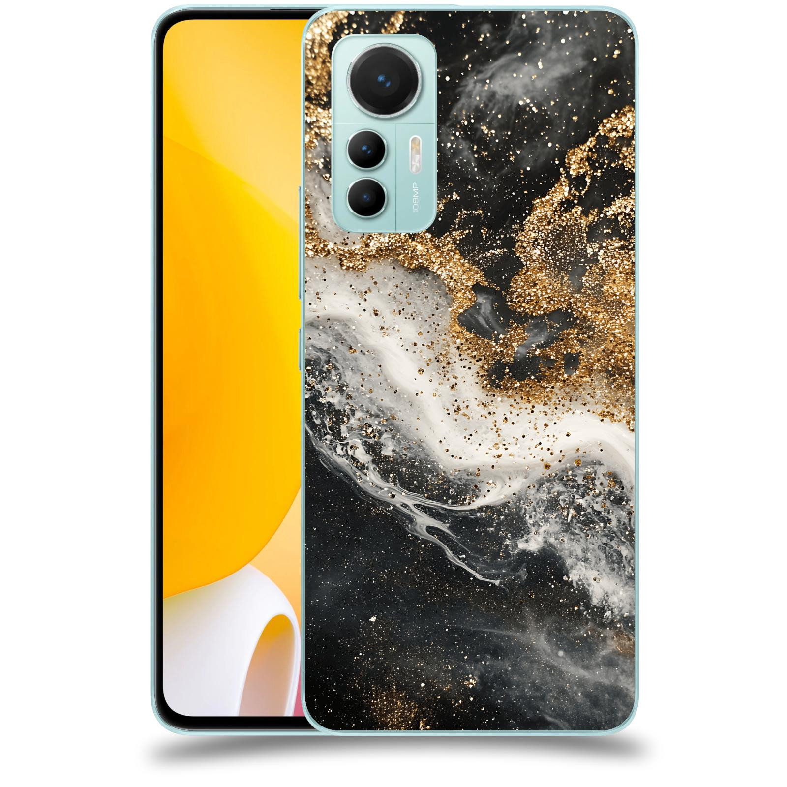 ACOVER Kryt na mobil Xiaomi 12 Lite - Liquid Gold I