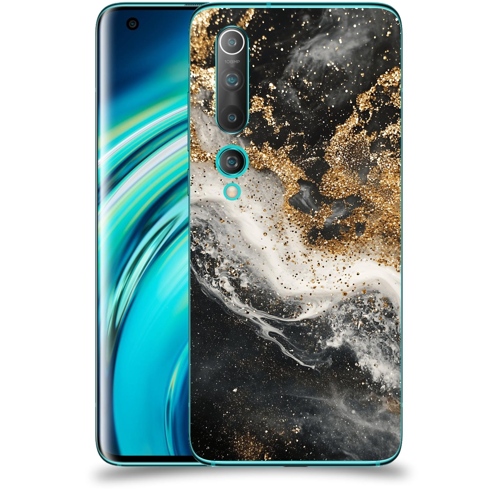 ACOVER Kryt na mobil Xiaomi Mi 10 - Liquid Gold I