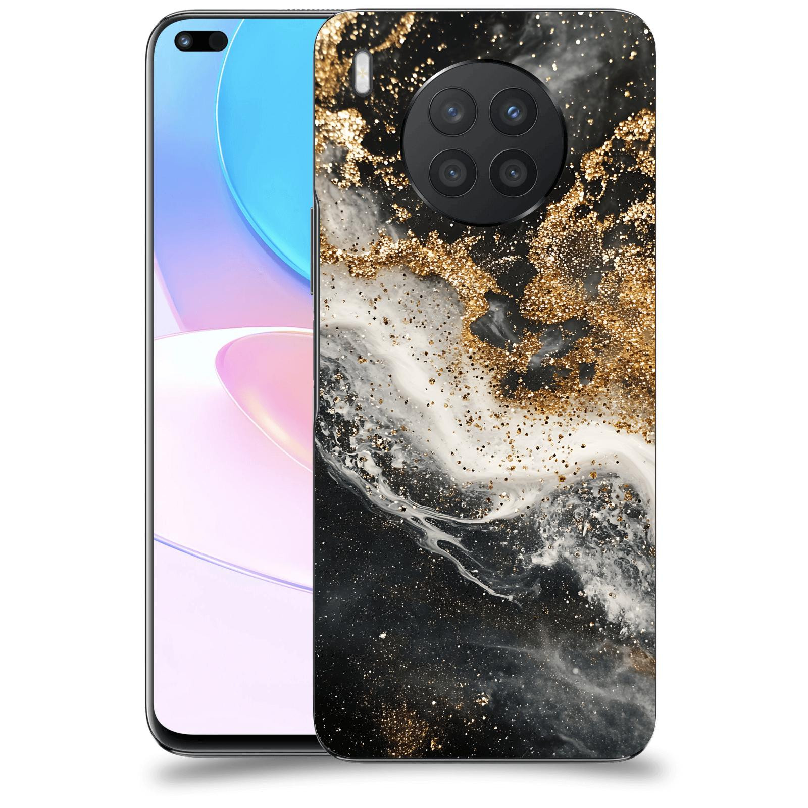 ACOVER Kryt na mobil Honor 50 Lite - Liquid Gold I