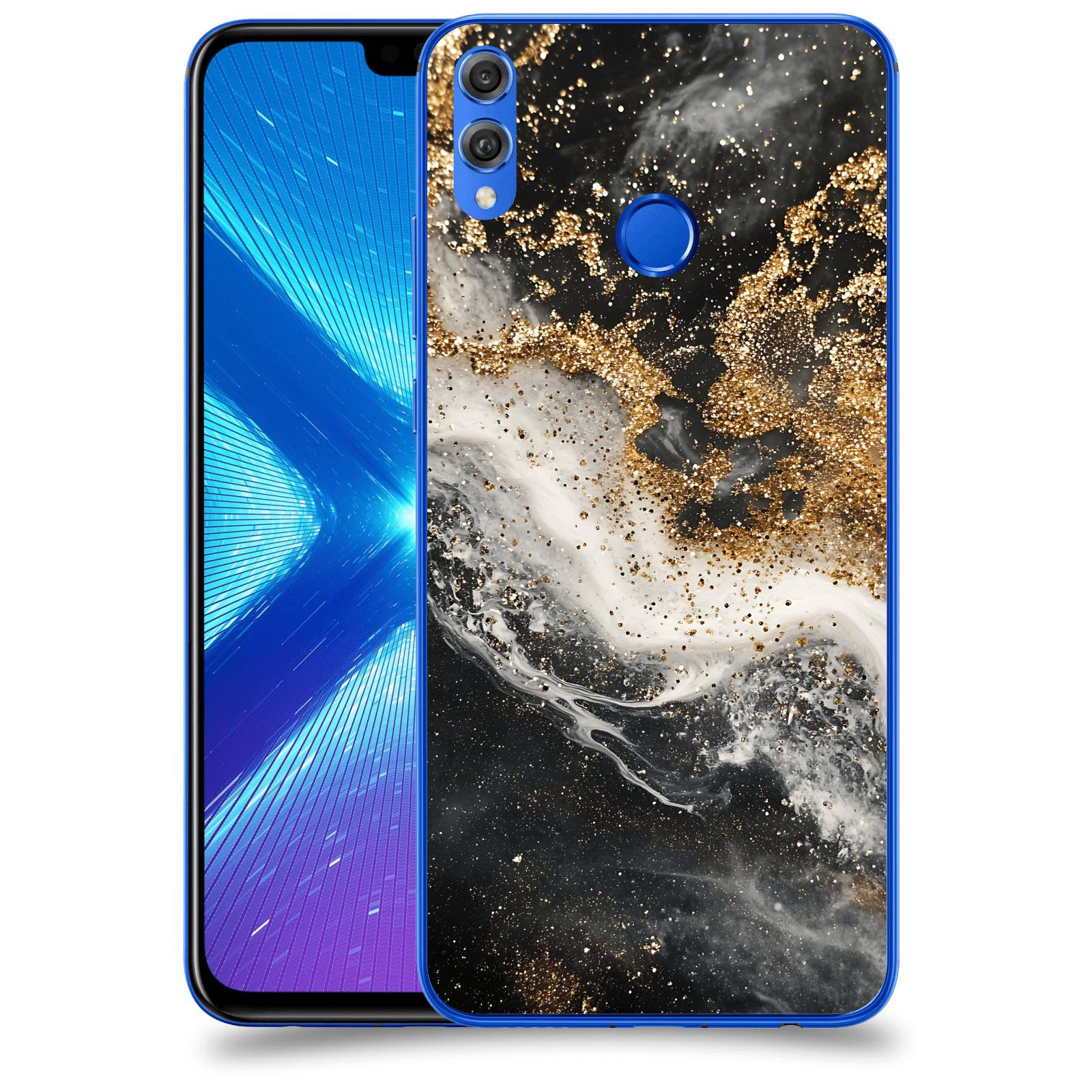 ACOVER Kryt na mobil Honor 8X - Liquid Gold I