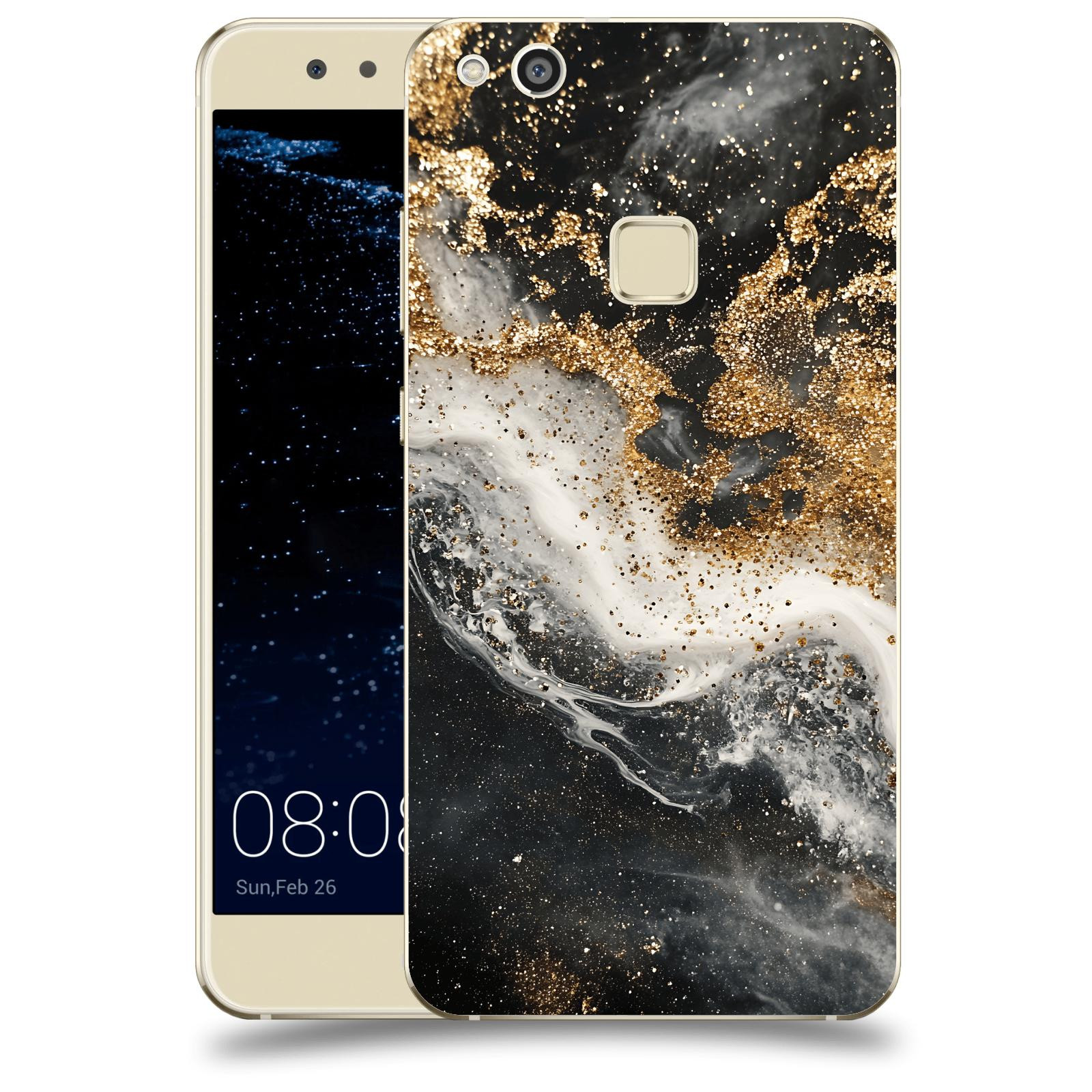 ACOVER Kryt na mobil Huawei P10 Lite - Liquid Gold I