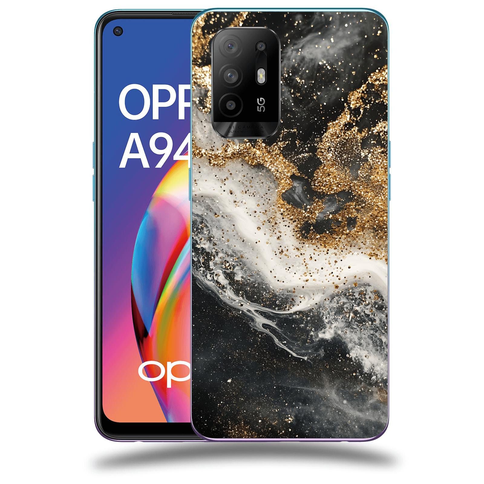 ACOVER Kryt na mobil OPPO A94 5G - Liquid Gold I