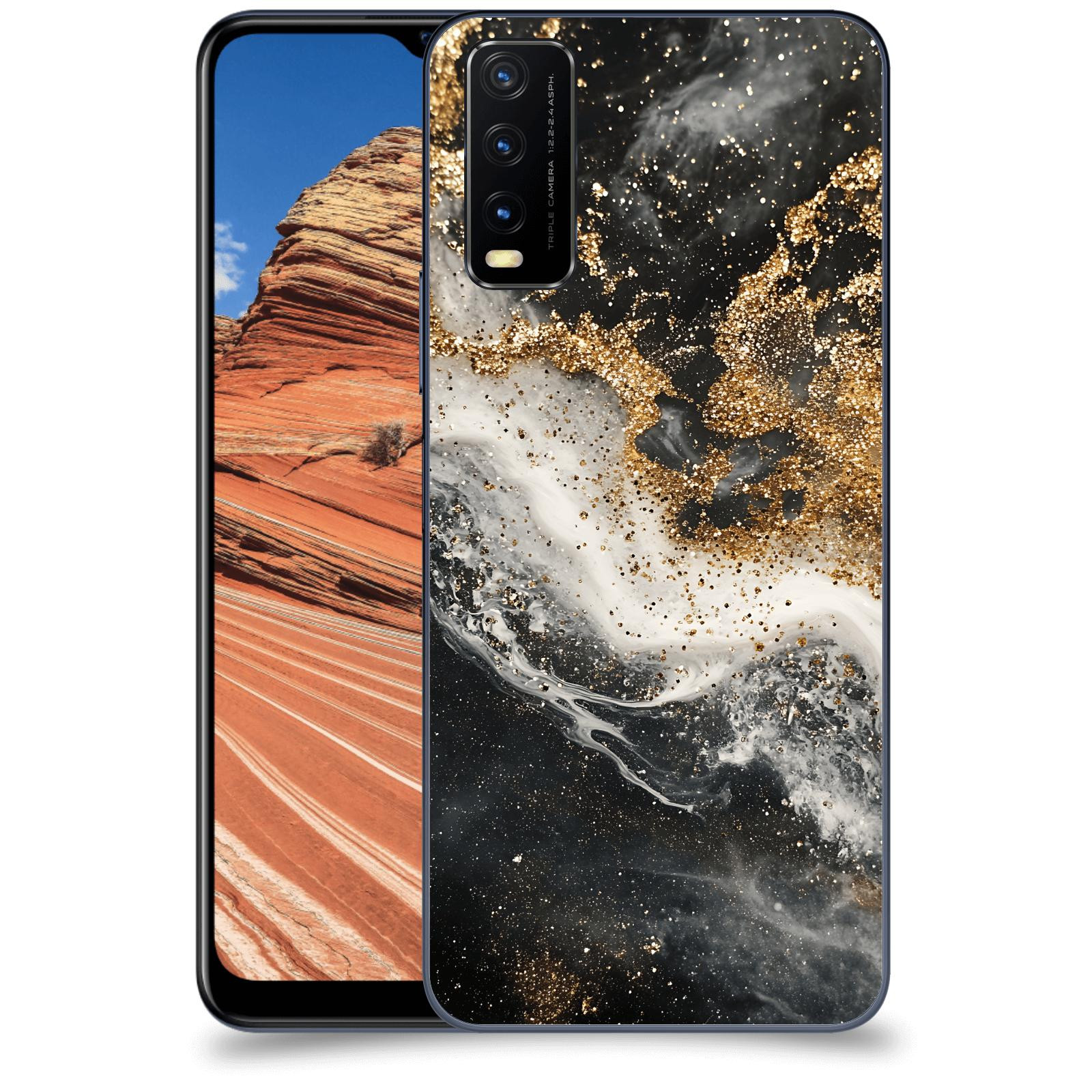 ACOVER Kryt na mobil Vivo Y20s - Liquid Gold I