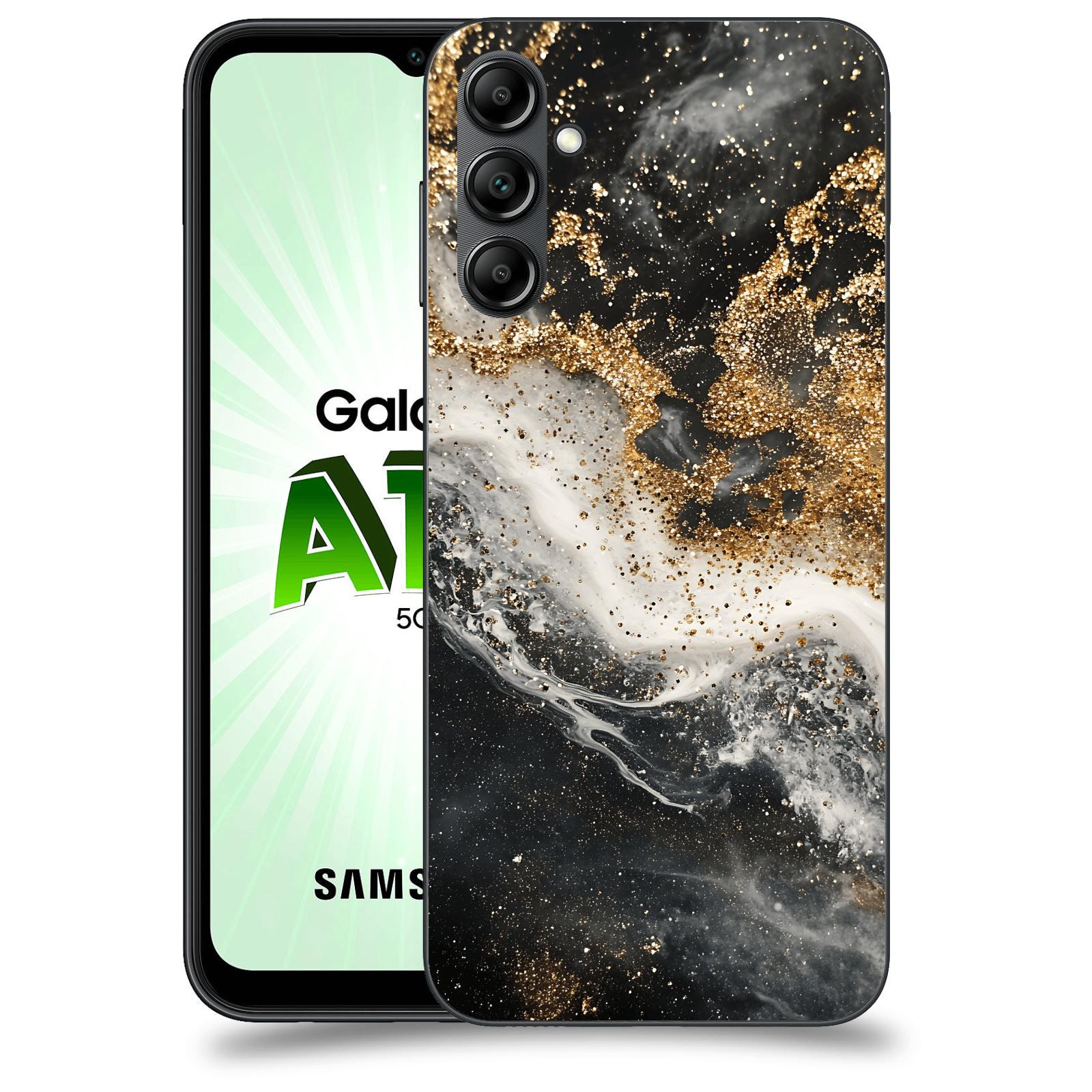 ACOVER Kryt na mobil Samsung Galaxy A14 5G - Liquid Gold I