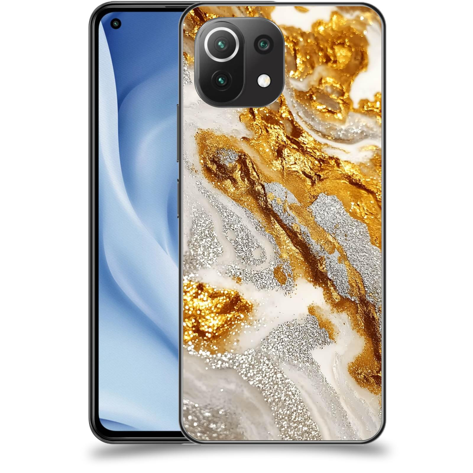 ACOVER Kryt na mobil Xiaomi Mi 11 Lite - Liquid Gold II