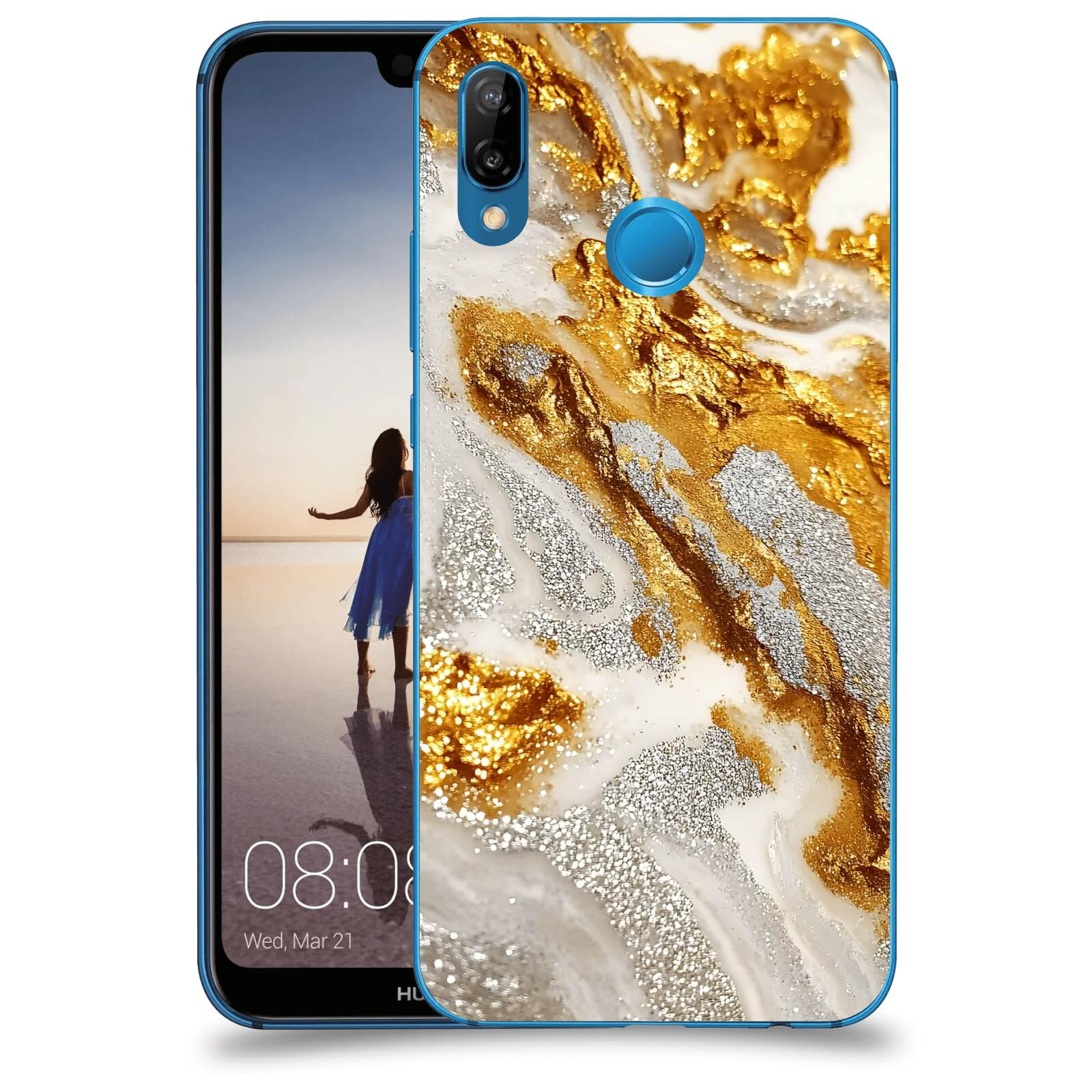 ACOVER Kryt na mobil Huawei P20 Lite - Liquid Gold II