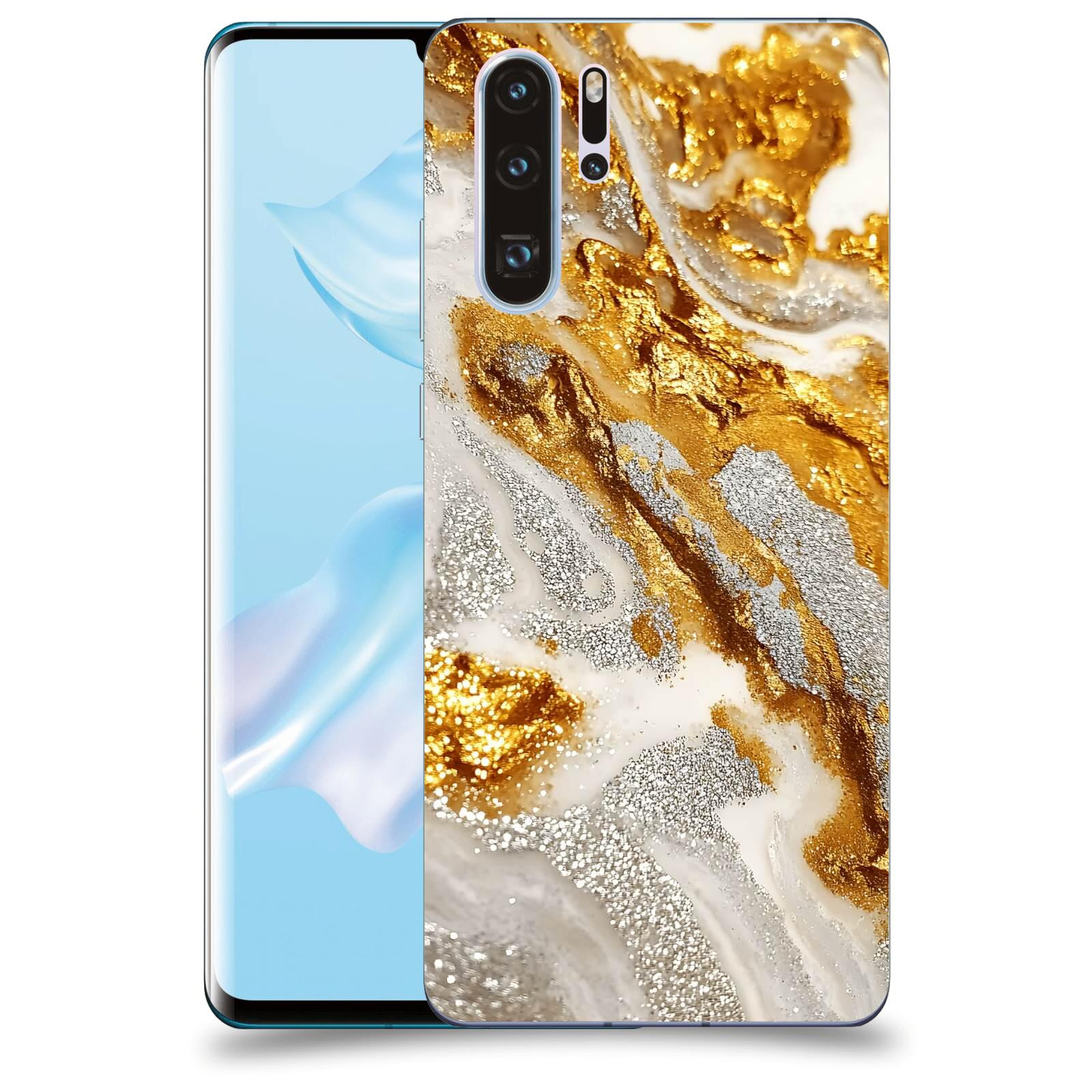 ACOVER Kryt na mobil Huawei P30 - Liquid Gold II