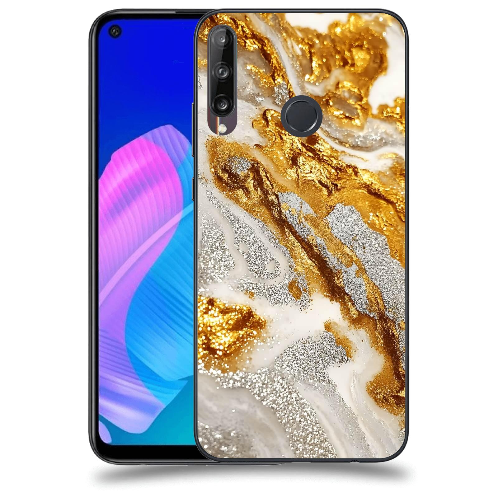 ACOVER Kryt na mobil Huawei P40 Lite E - Liquid Gold II