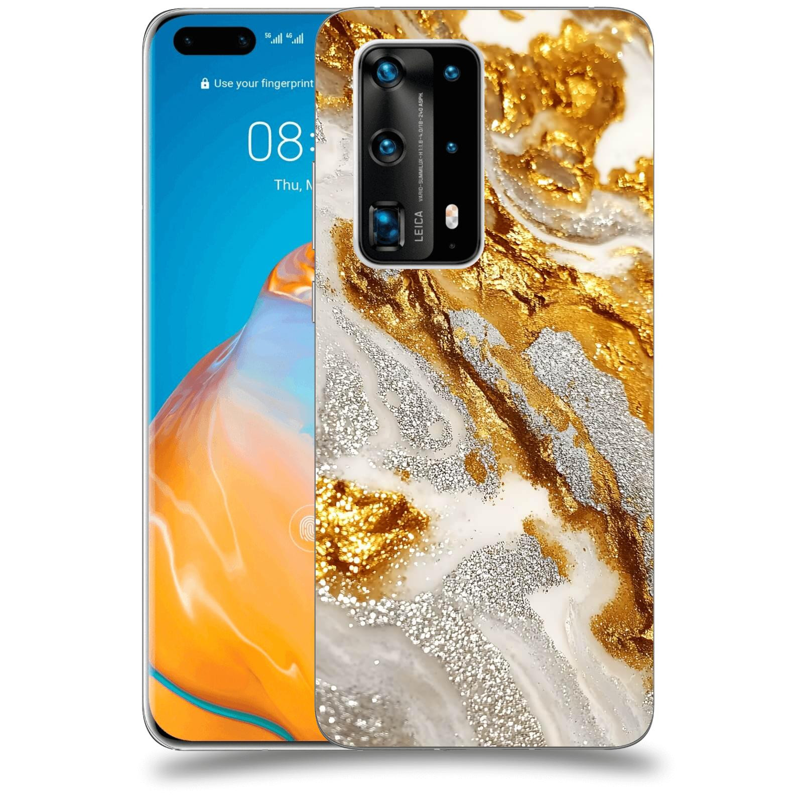 ACOVER Kryt na mobil Huawei P40 Pro - Liquid Gold II