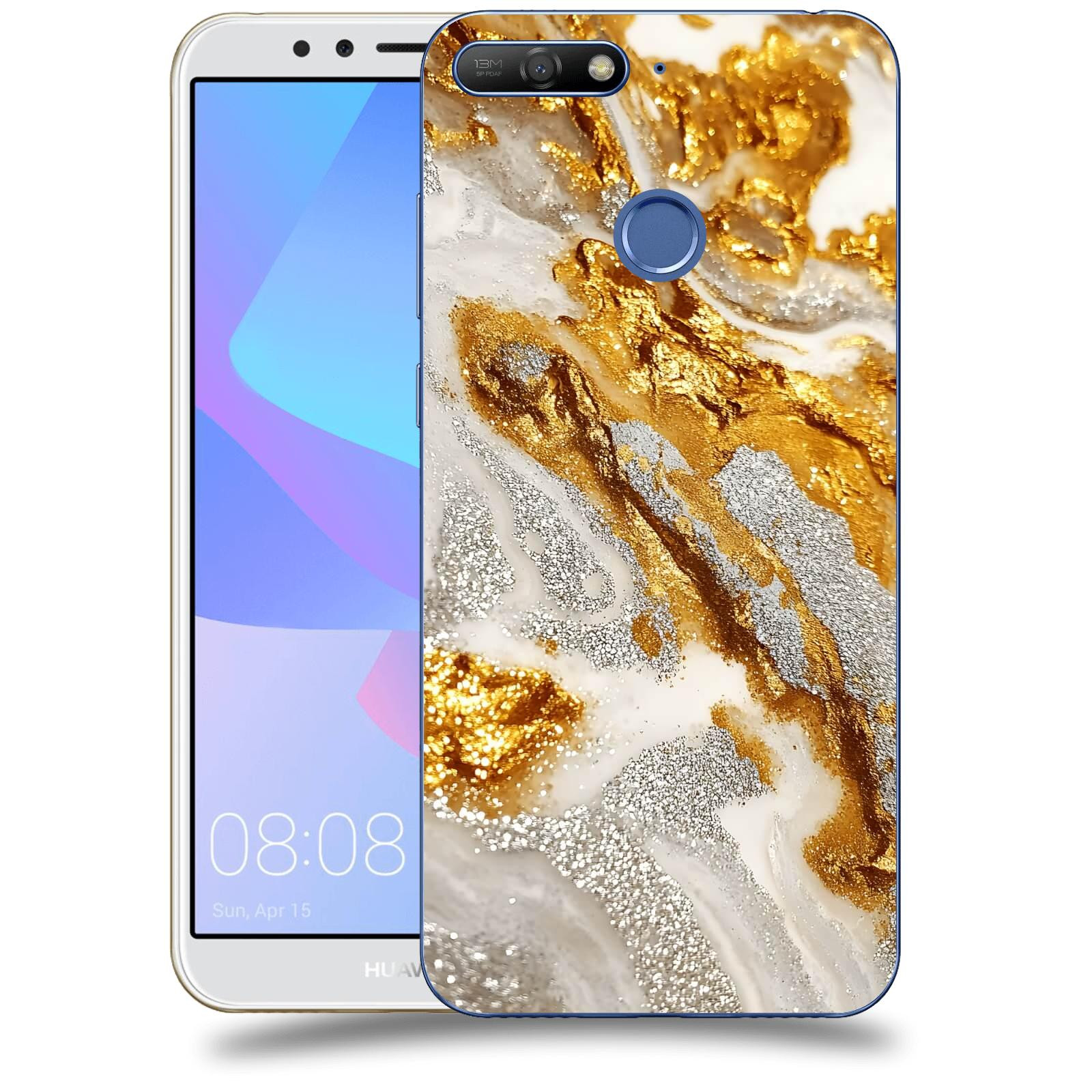 ACOVER Kryt na mobil Huawei Y6 Prime 2018 - Liquid Gold II