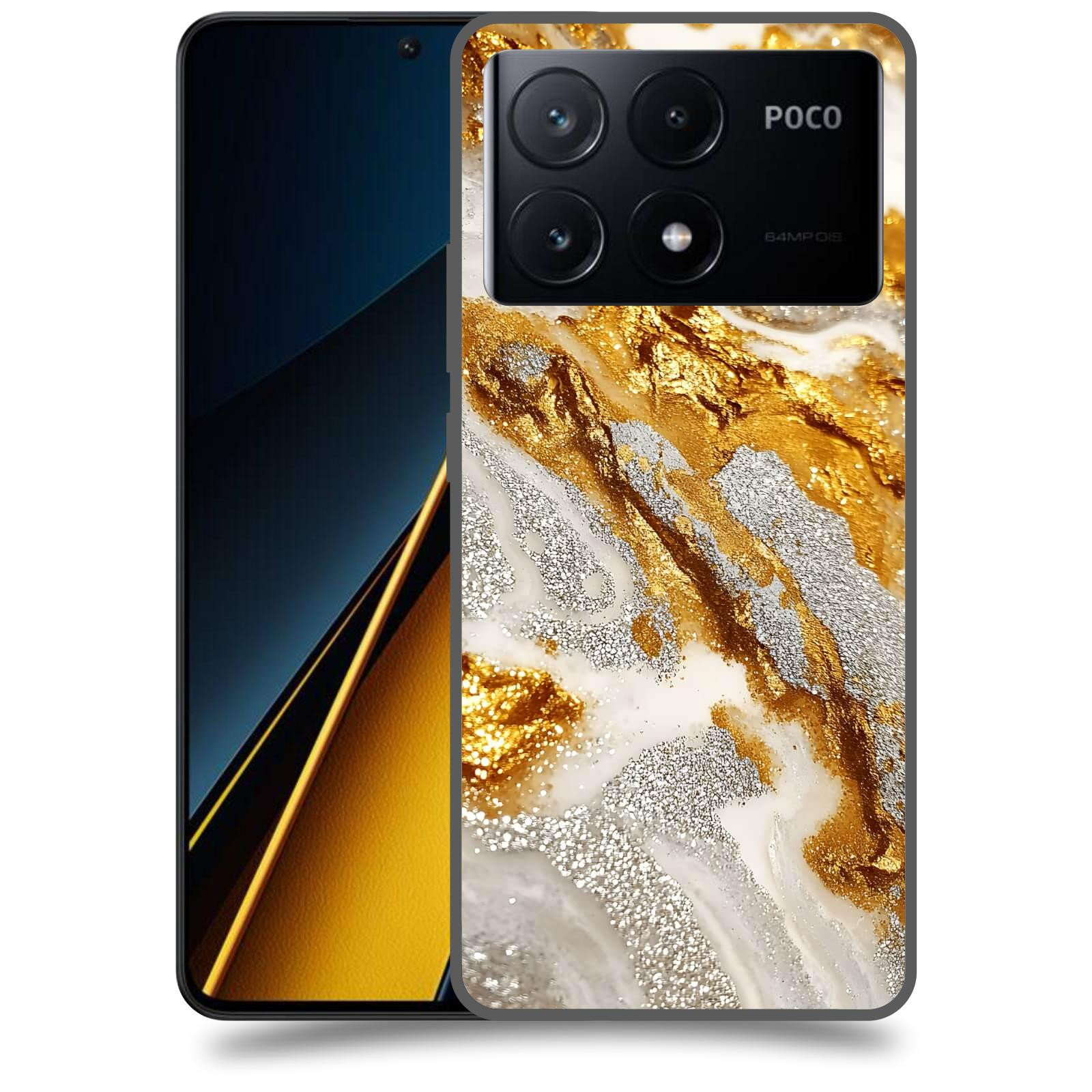 ACOVER Kryt na mobil Poco X6 Pro 5G - Liquid Gold II