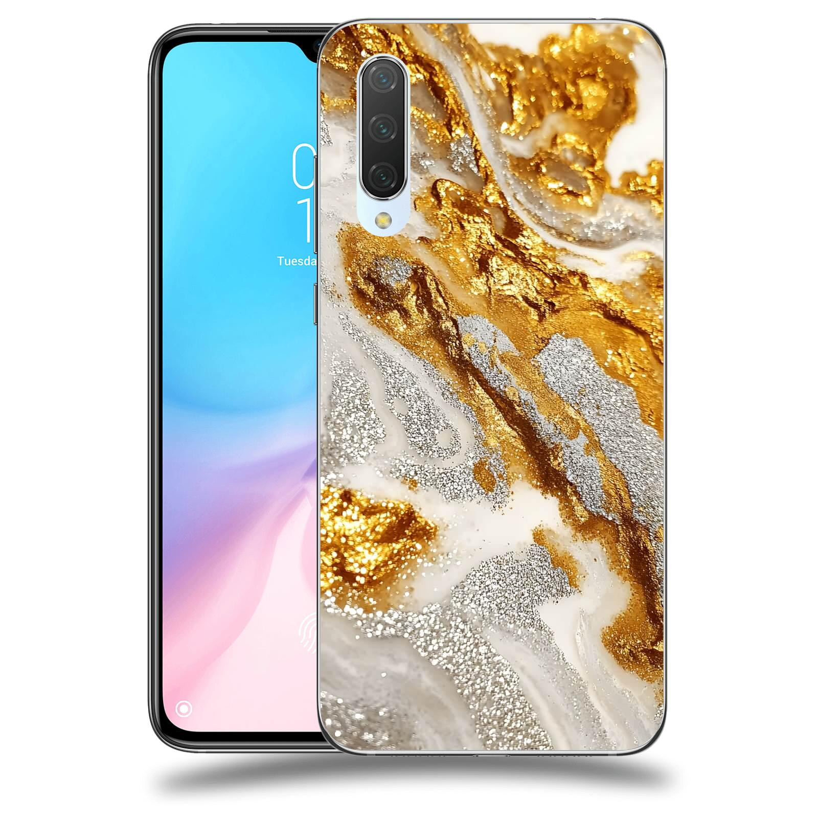ACOVER Kryt na mobil Xiaomi Mi 9 Lite - Liquid Gold II