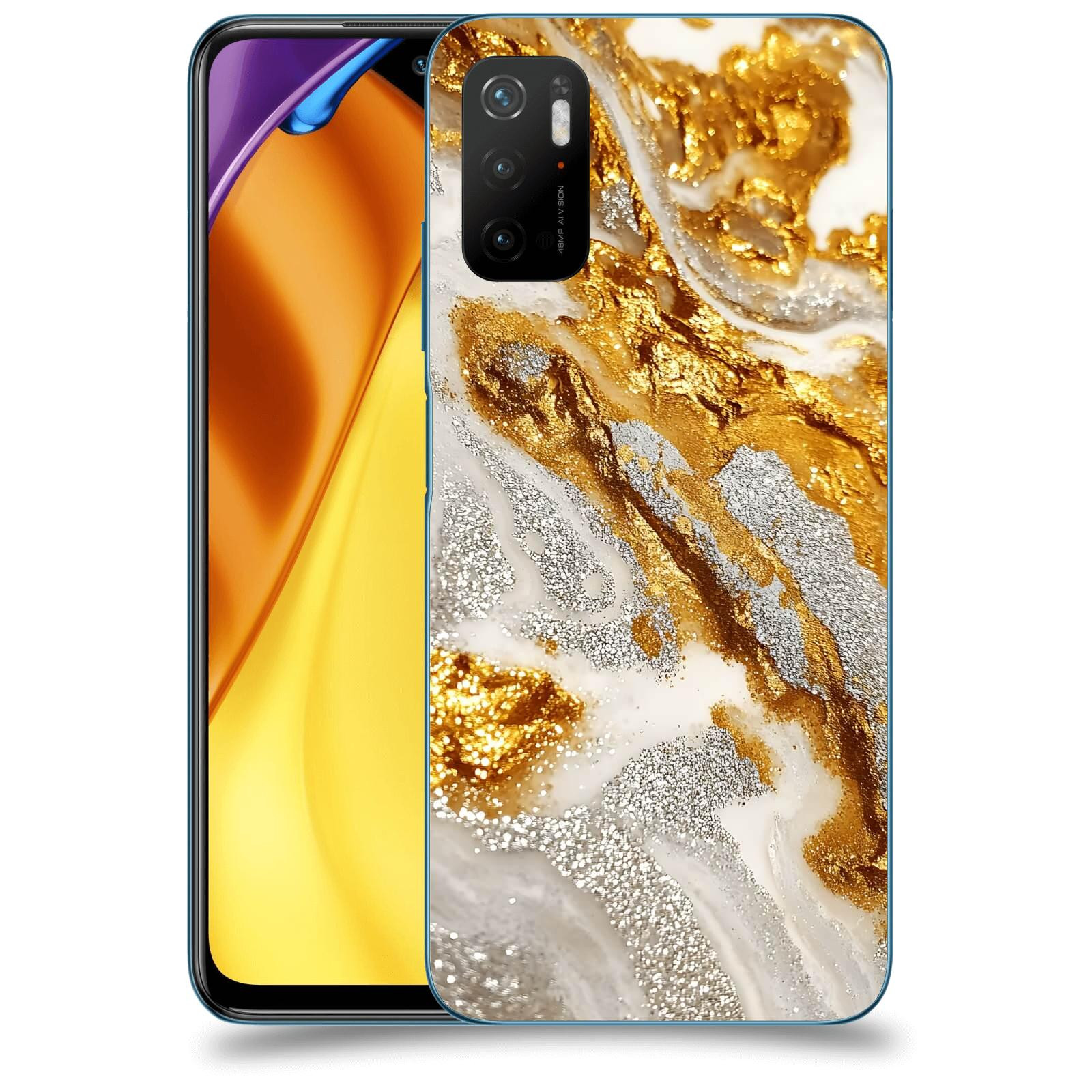 ACOVER Kryt na mobil Xiaomi Poco M3 Pro 5G - Liquid Gold II
