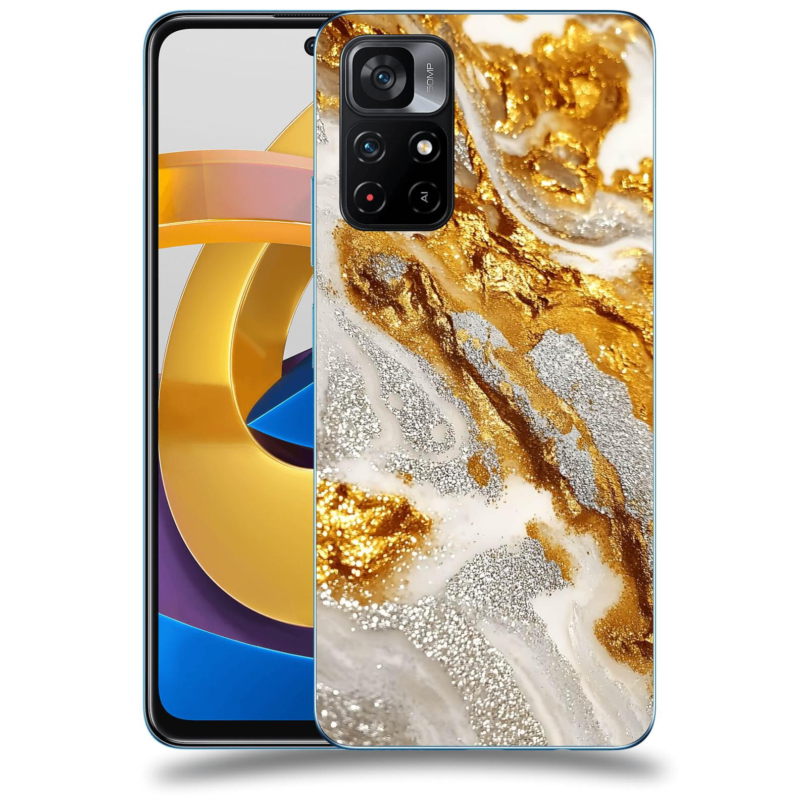 ACOVER Kryt na mobil Xiaomi Poco M4 Pro - Liquid Gold II