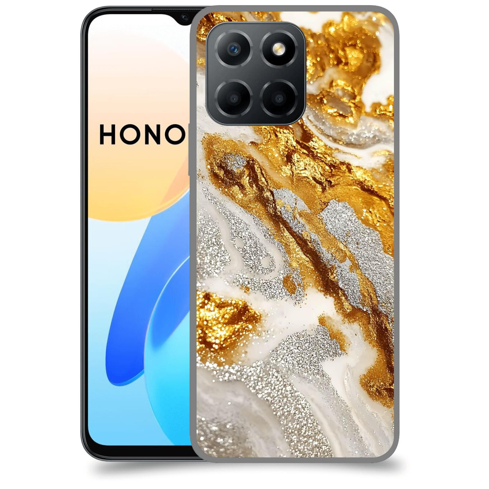 ACOVER Kryt na mobil Honor X8 4G - Liquid Gold II