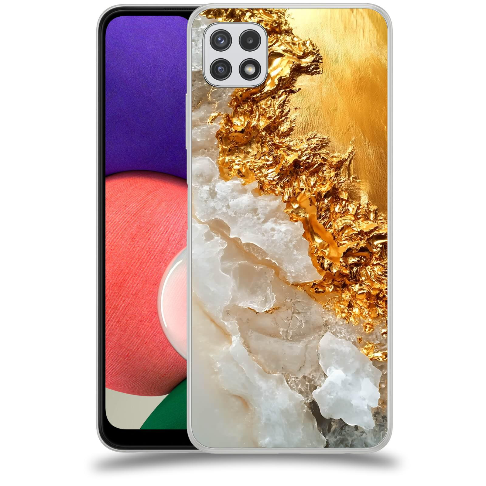 ACOVER Kryt na mobil Samsung Galaxy A22 A225F - Liquid Gold III