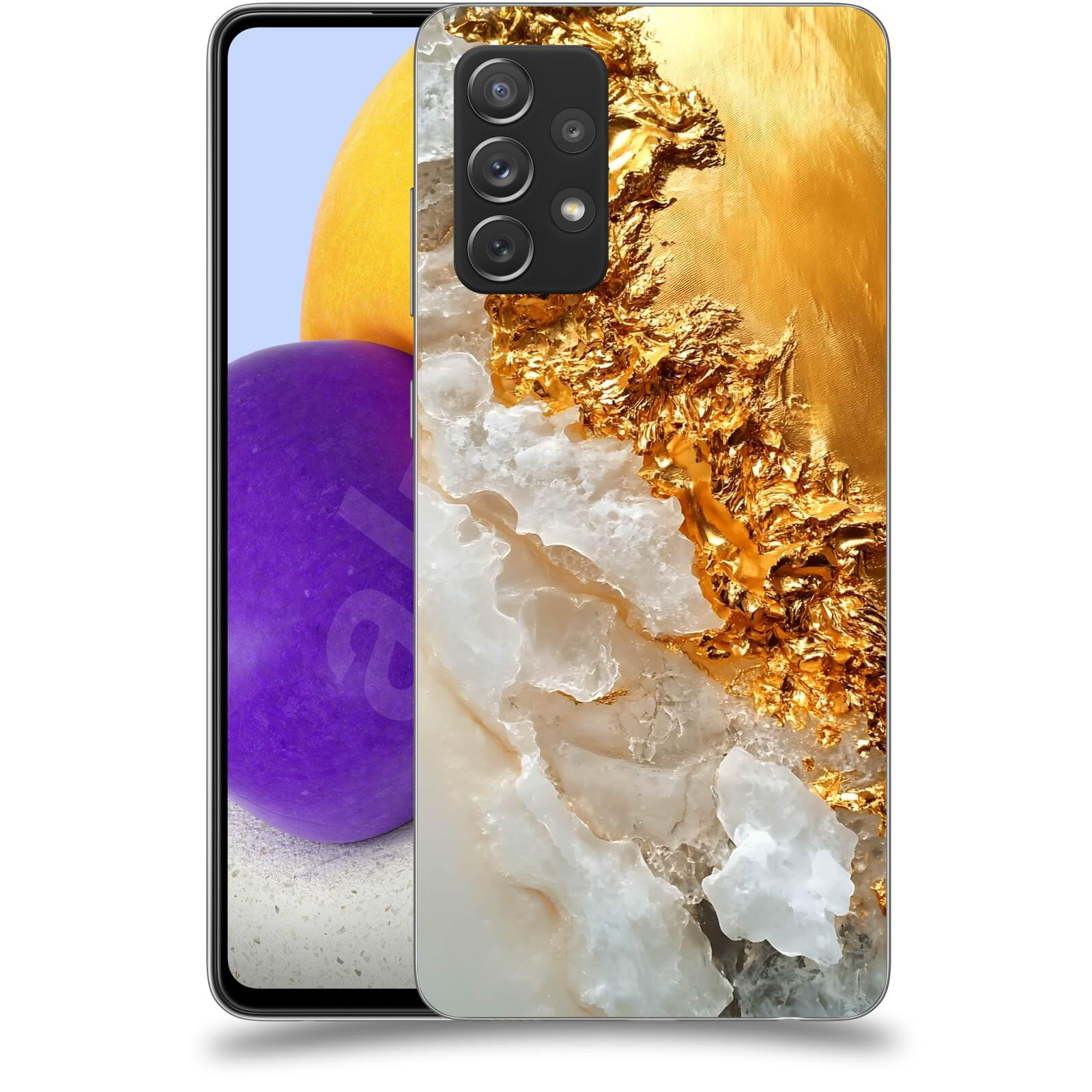 ACOVER Kryt na mobil Samsung Galaxy A72 A725F - Liquid Gold III