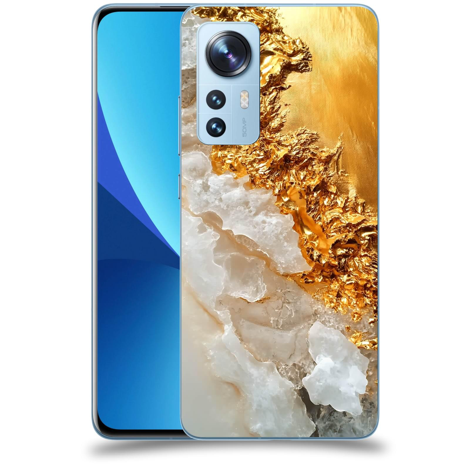 ACOVER Kryt na mobil Xiaomi 12X - Liquid Gold III