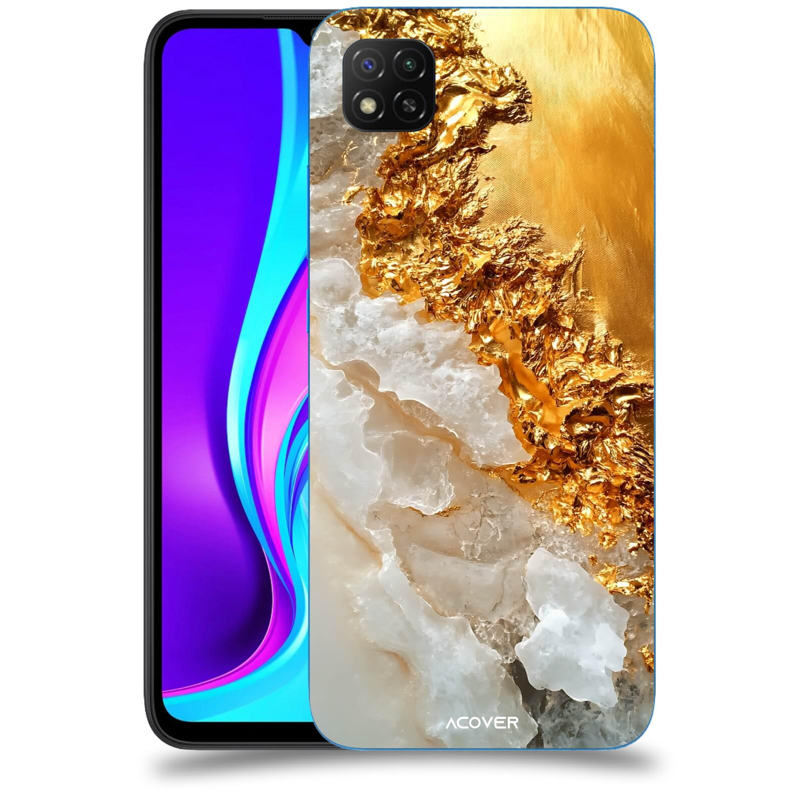 ACOVER Kryt na mobil Xiaomi Redmi 9C - Liquid Gold III