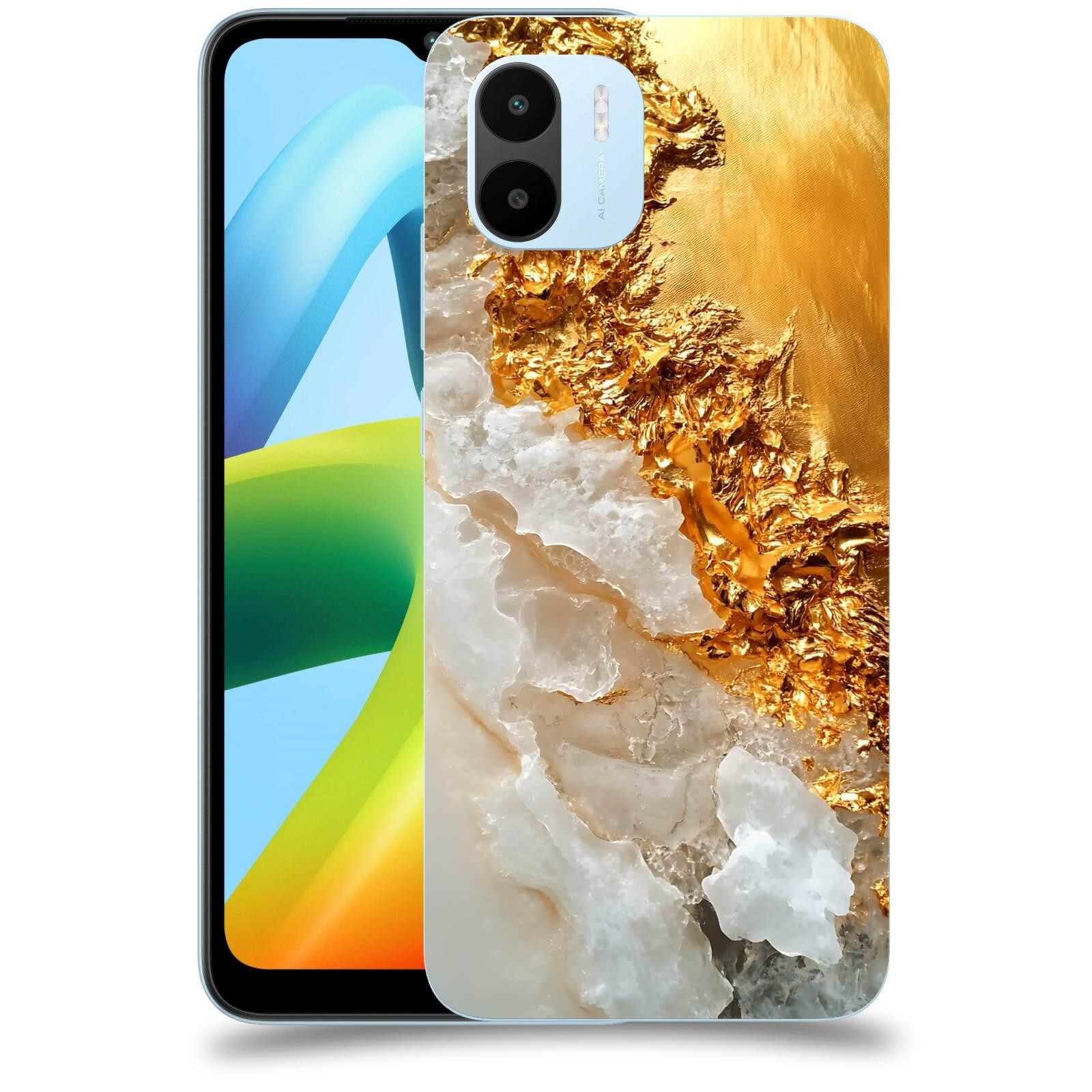 ACOVER Kryt na mobil Xiaomi Redmi A1 - Liquid Gold III