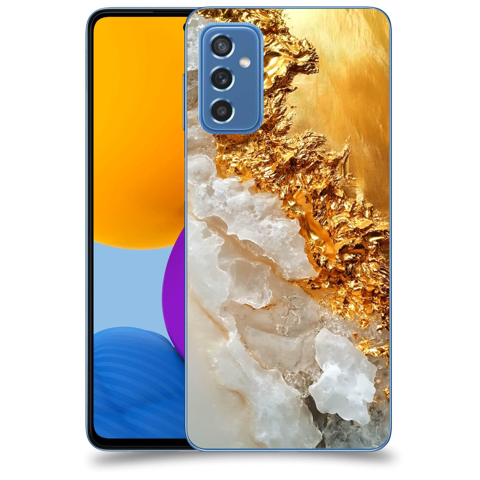 ACOVER Kryt na mobil Samsung Galaxy M52 5G - Liquid Gold III