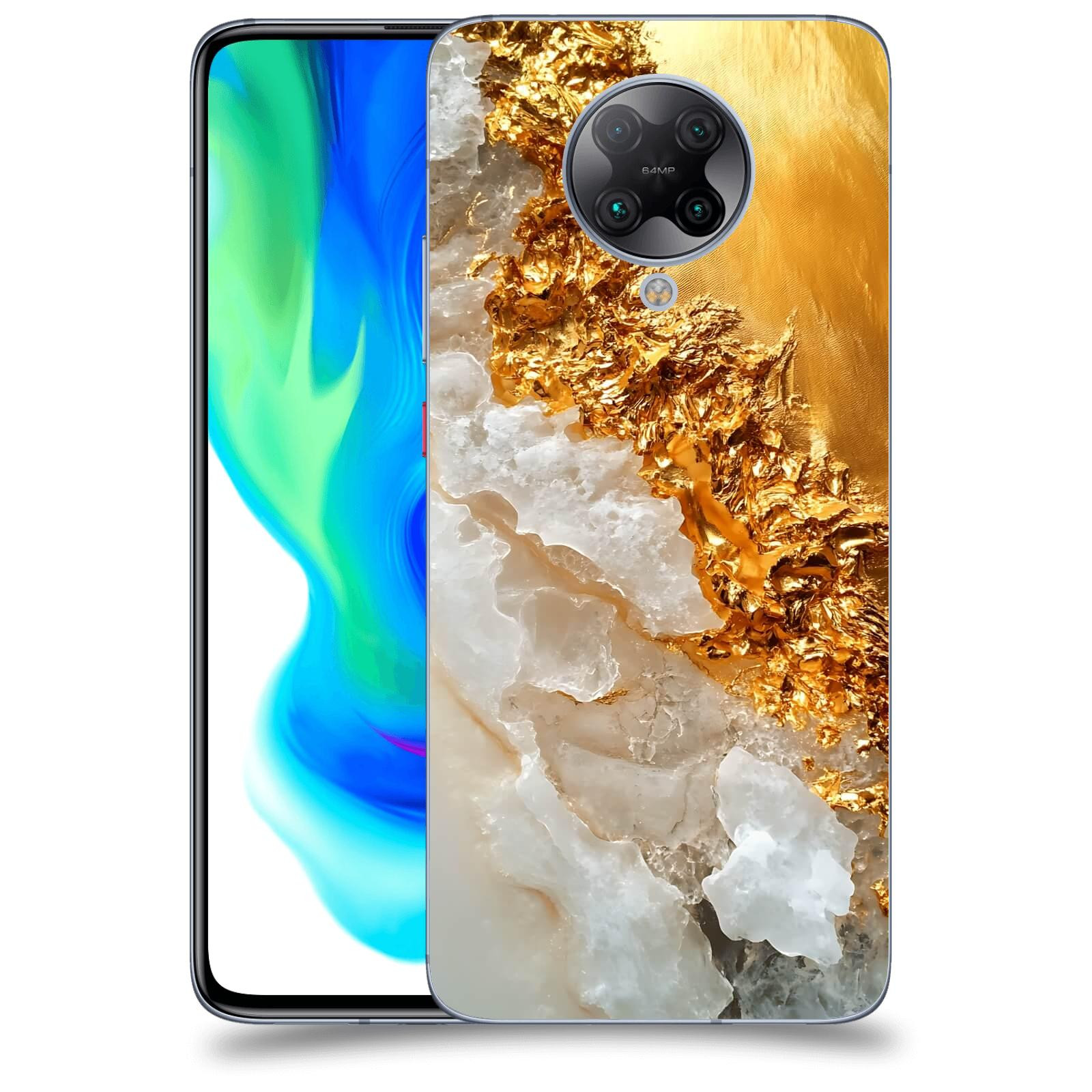 ACOVER Kryt na mobil Xiaomi Poco F2 Pro - Liquid Gold III