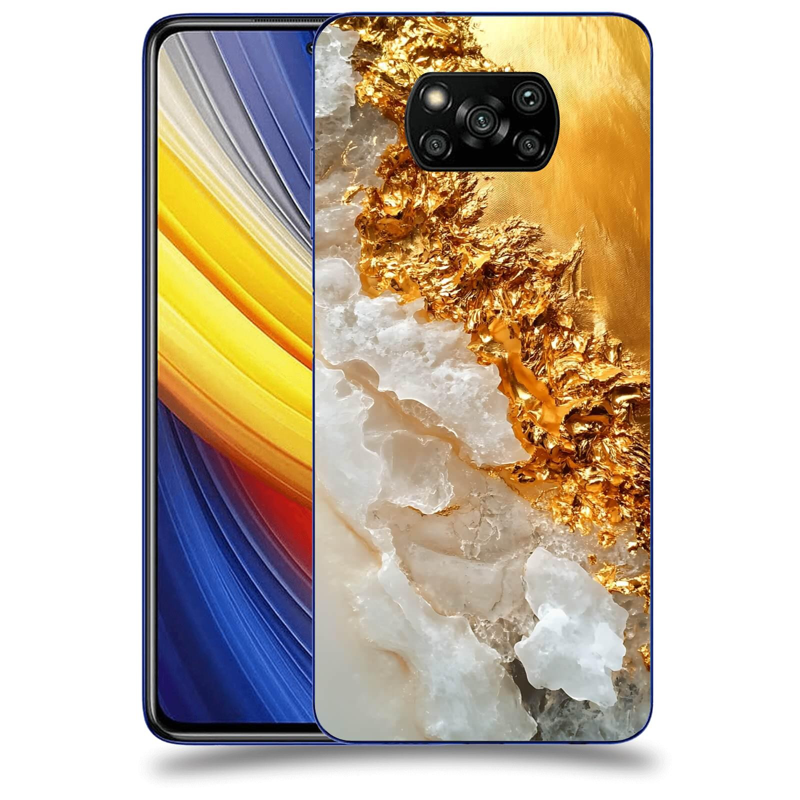 ACOVER Kryt na mobil Xiaomi Poco X3 Pro - Liquid Gold III