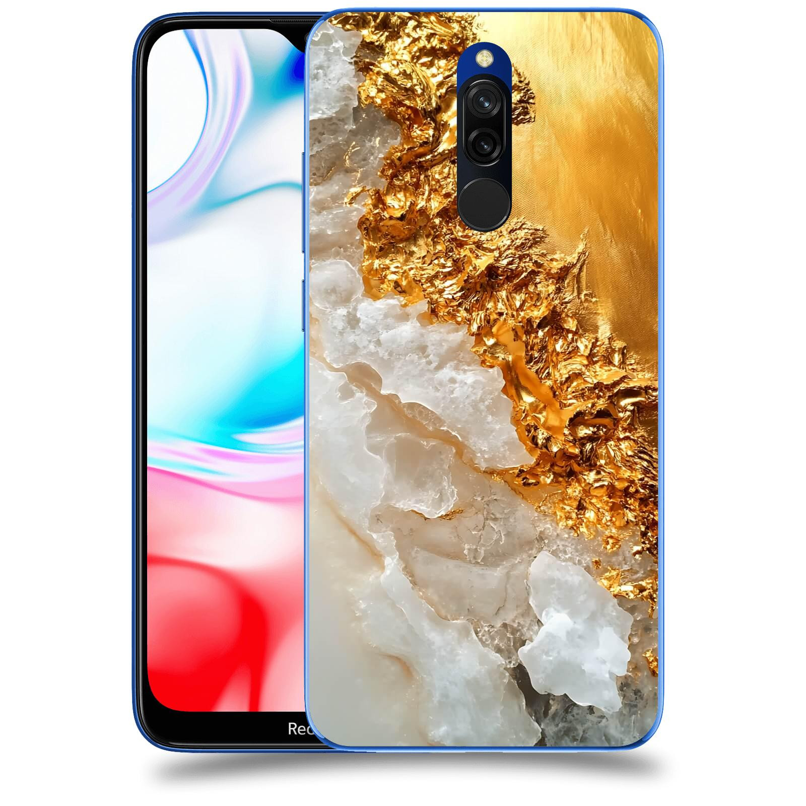 ACOVER Kryt na mobil Xiaomi Redmi 8 - Liquid Gold III