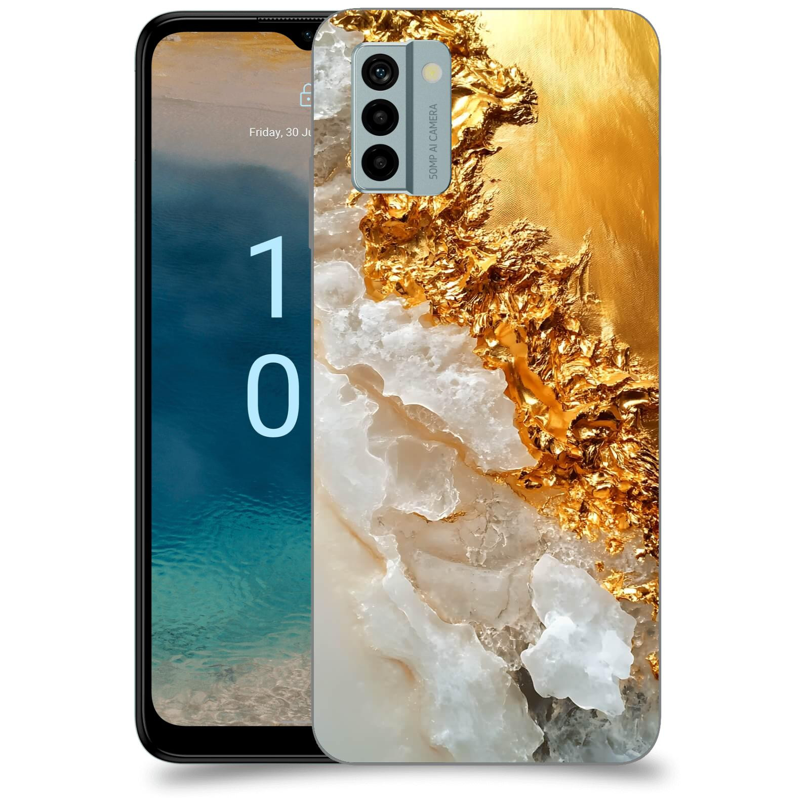 ACOVER Kryt na mobil Nokia G22 - Liquid Gold III