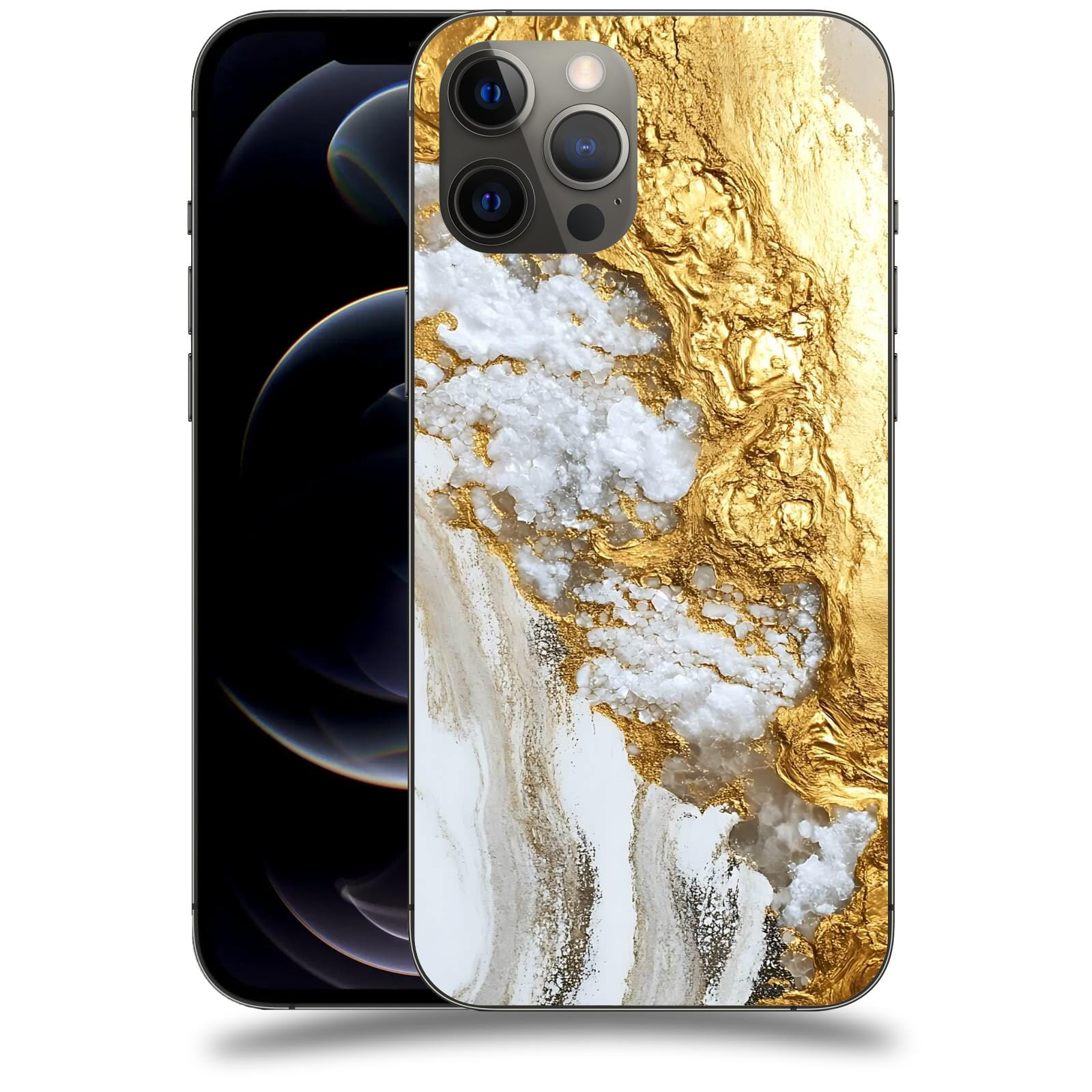 ACOVER Kryt na mobil Apple iPhone 12 Pro Max - Liquid Gold V