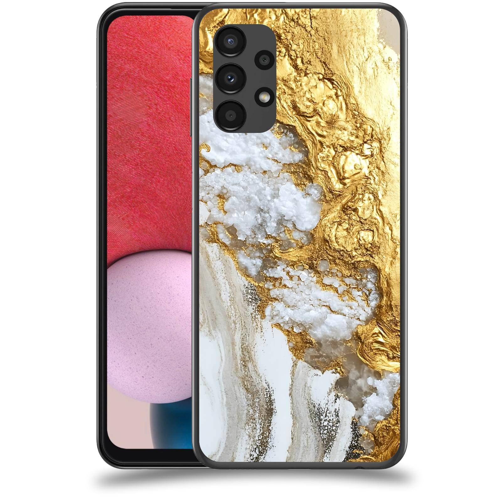 ACOVER Kryt na mobil Samsung Galaxy A13 4G A135 - Liquid Gold V
