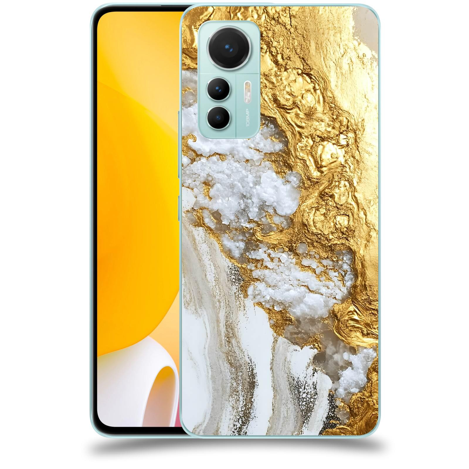 ACOVER Kryt na mobil Xiaomi 12 Lite - Liquid Gold V
