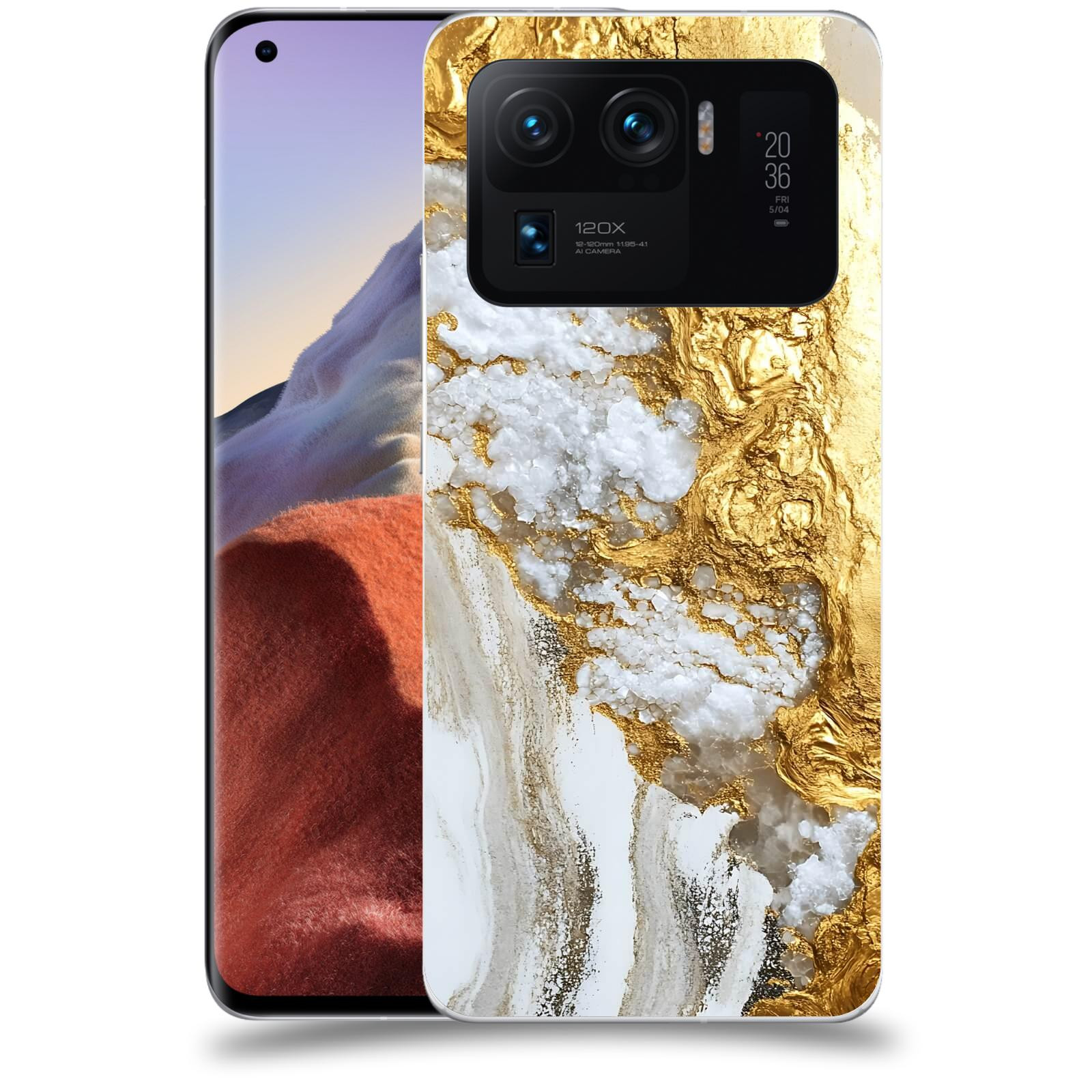ACOVER Kryt na mobil Xiaomi Mi 11 Ultra - Liquid Gold V