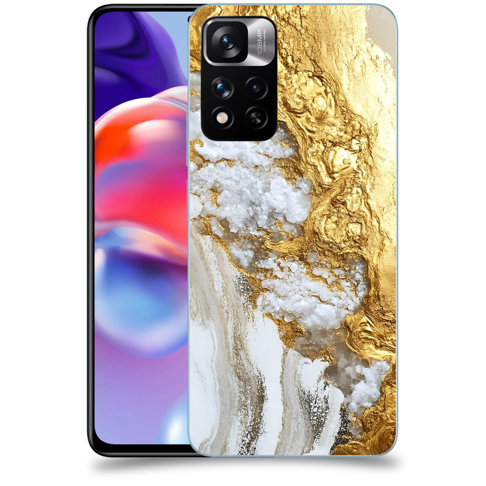 ACOVER Kryt na mobil Xiaomi Redmi Note 11 Pro+ 5G - Liquid Gold V