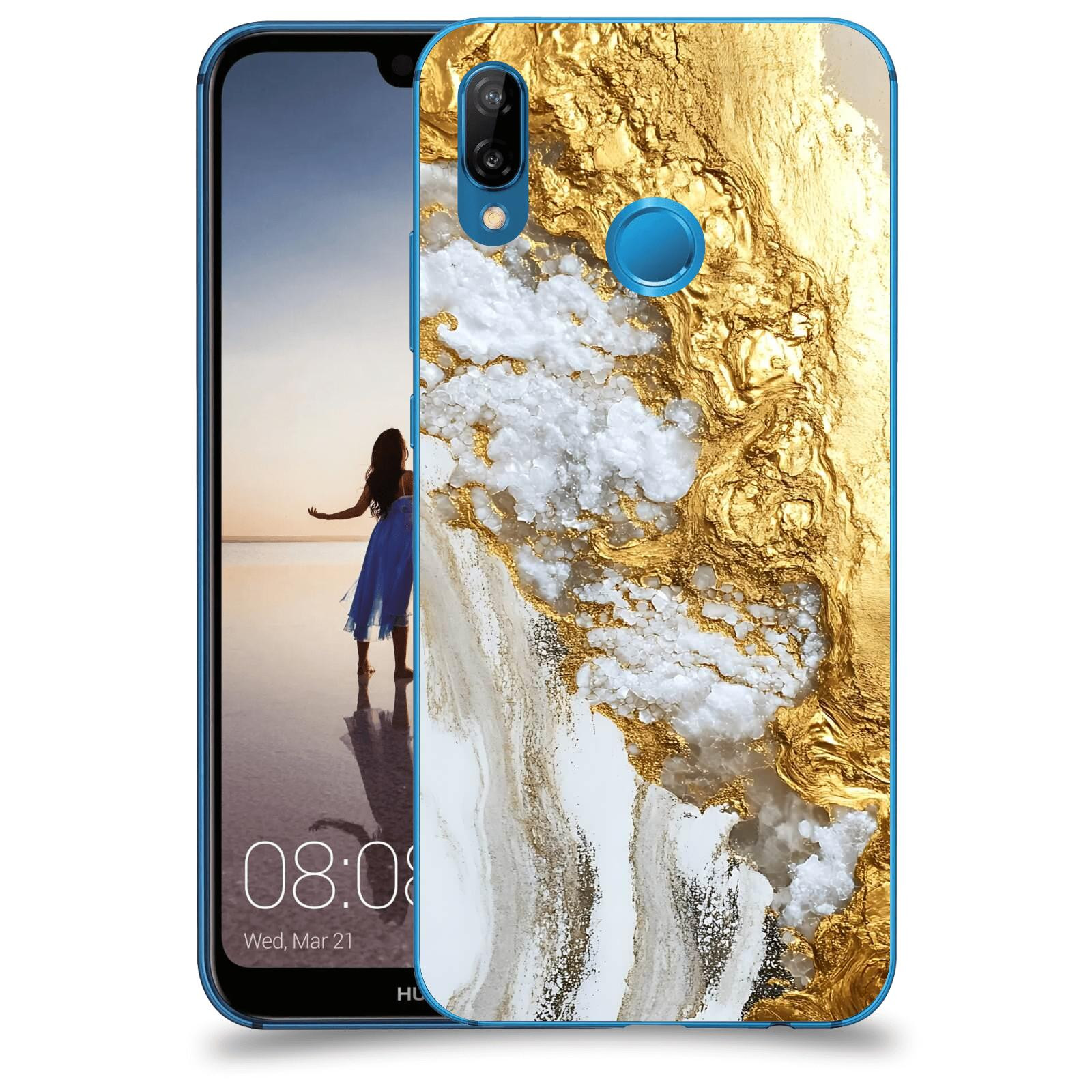 ACOVER Kryt na mobil Huawei P20 Lite - Liquid Gold V