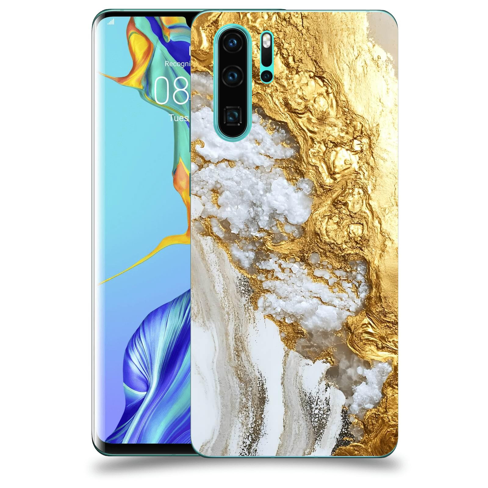 ACOVER Kryt na mobil Huawei P30 Pro - Liquid Gold V