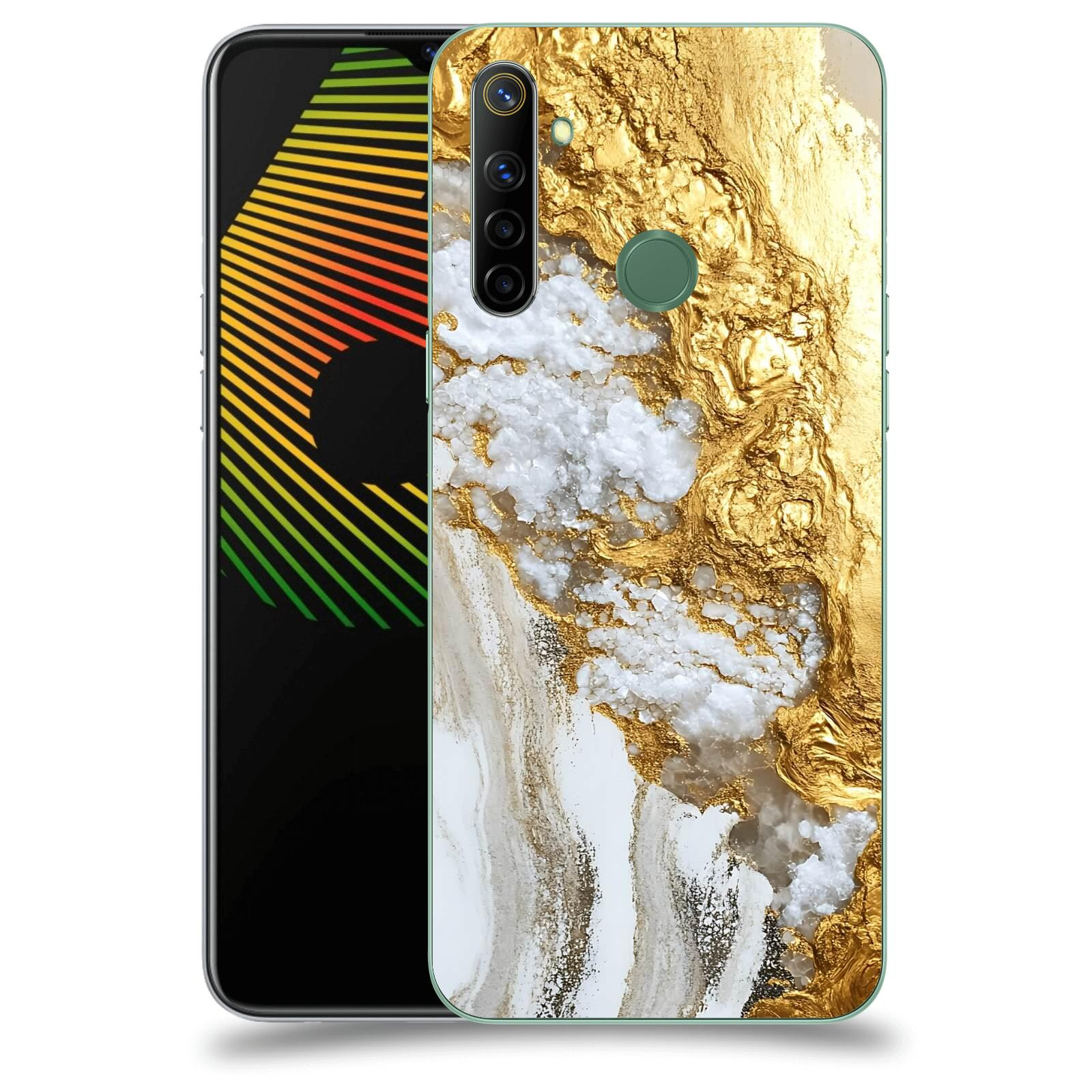 ACOVER Kryt na mobil Realme 6i - Liquid Gold V