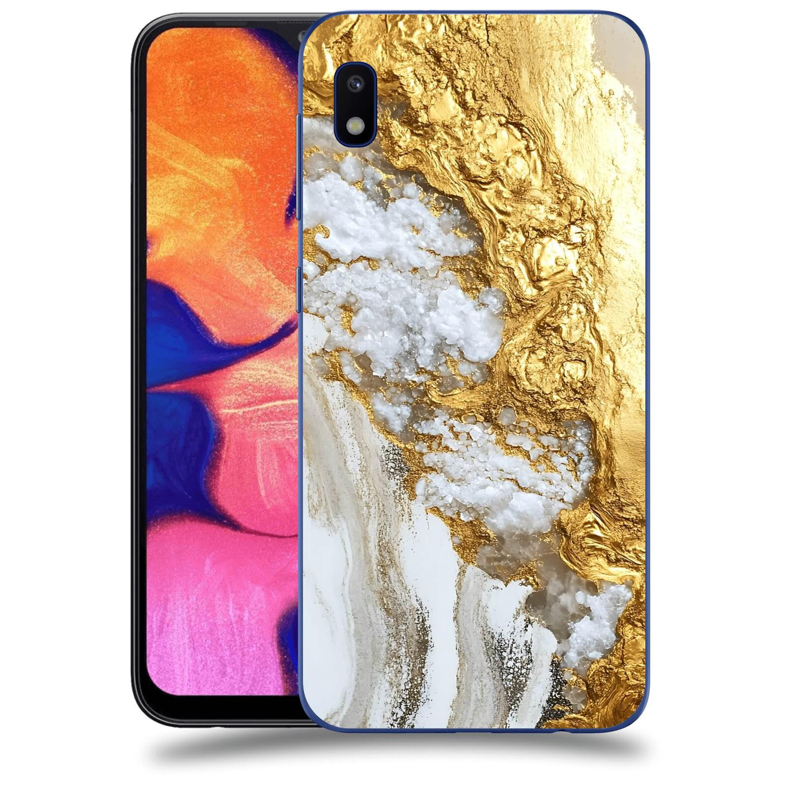 ACOVER Kryt na mobil Samsung Galaxy A10 A105F - Liquid Gold V