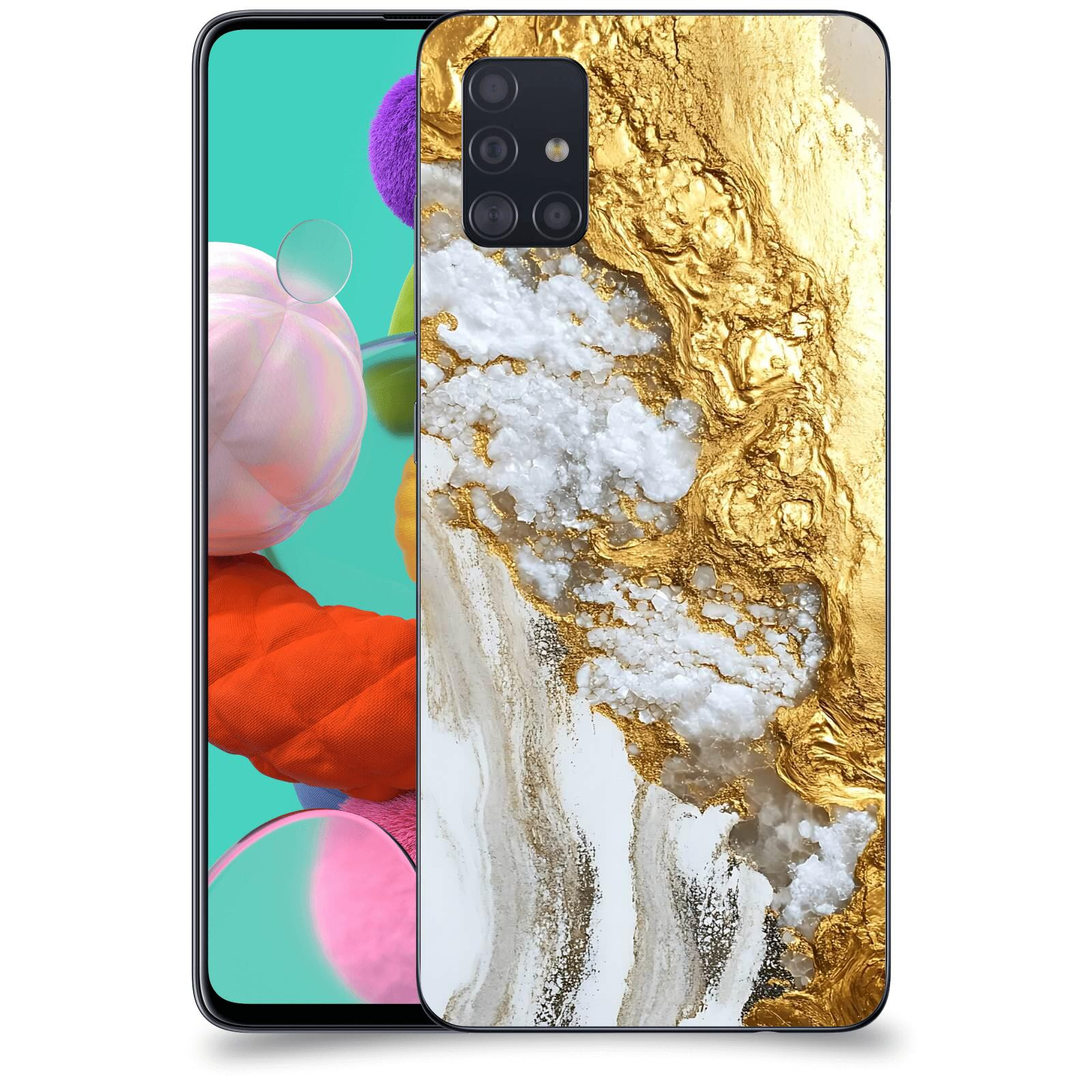 ACOVER Kryt na mobil Samsung Galaxy A51 A515F - Liquid Gold V