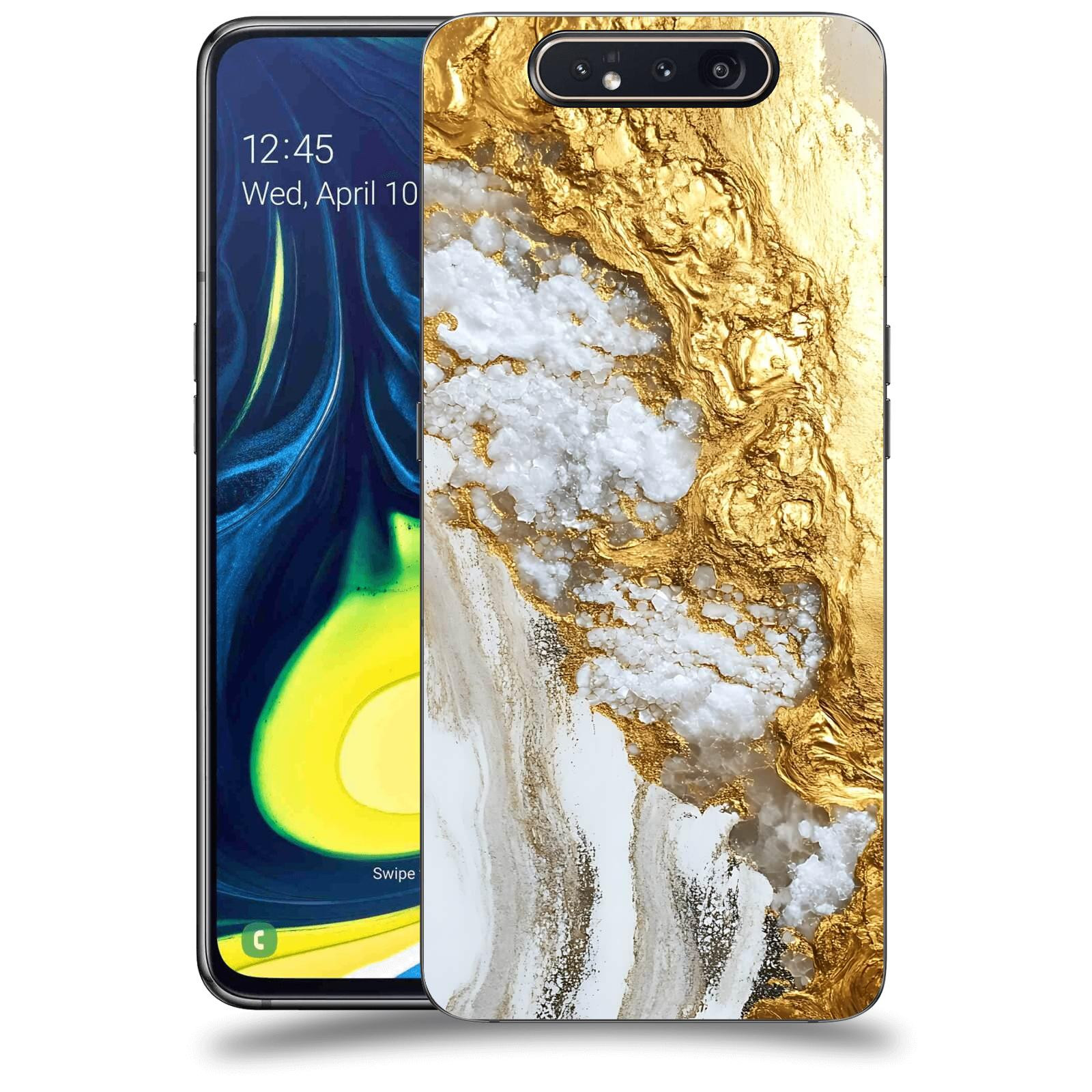 ACOVER Kryt na mobil Samsung Galaxy A80 A805F - Liquid Gold V