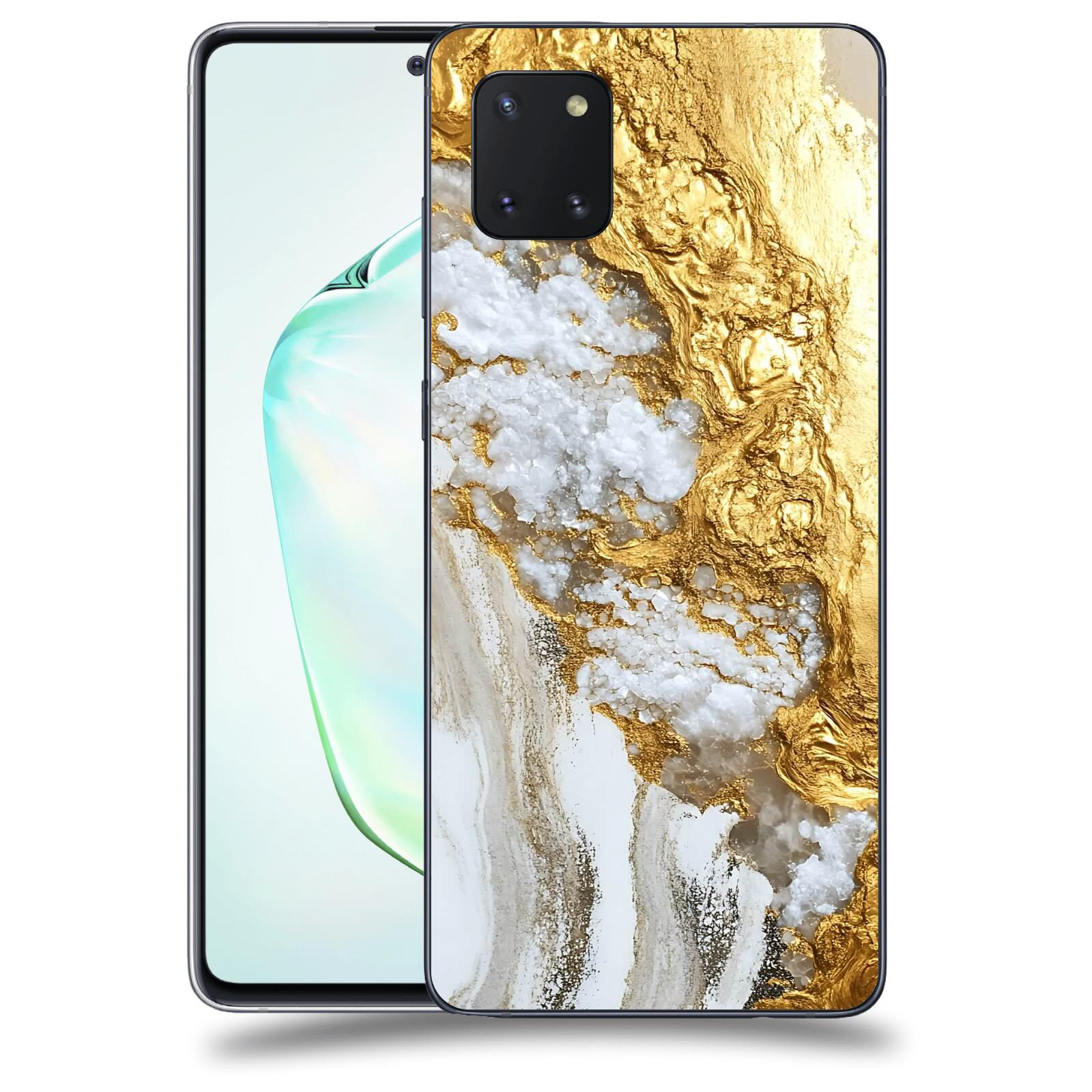 ACOVER Kryt na mobil Samsung Galaxy Note 10 Lite N770F - Liquid Gold V