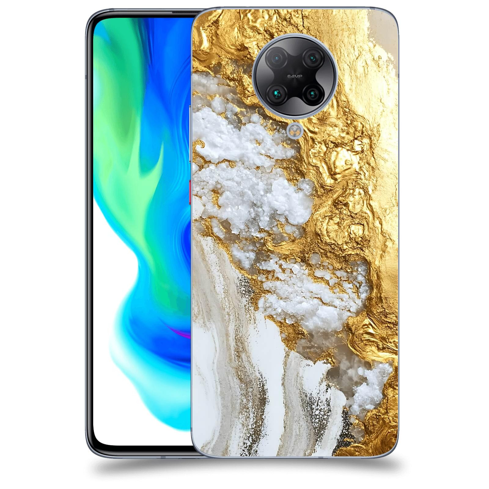 ACOVER Kryt na mobil Xiaomi Poco F2 Pro - Liquid Gold V