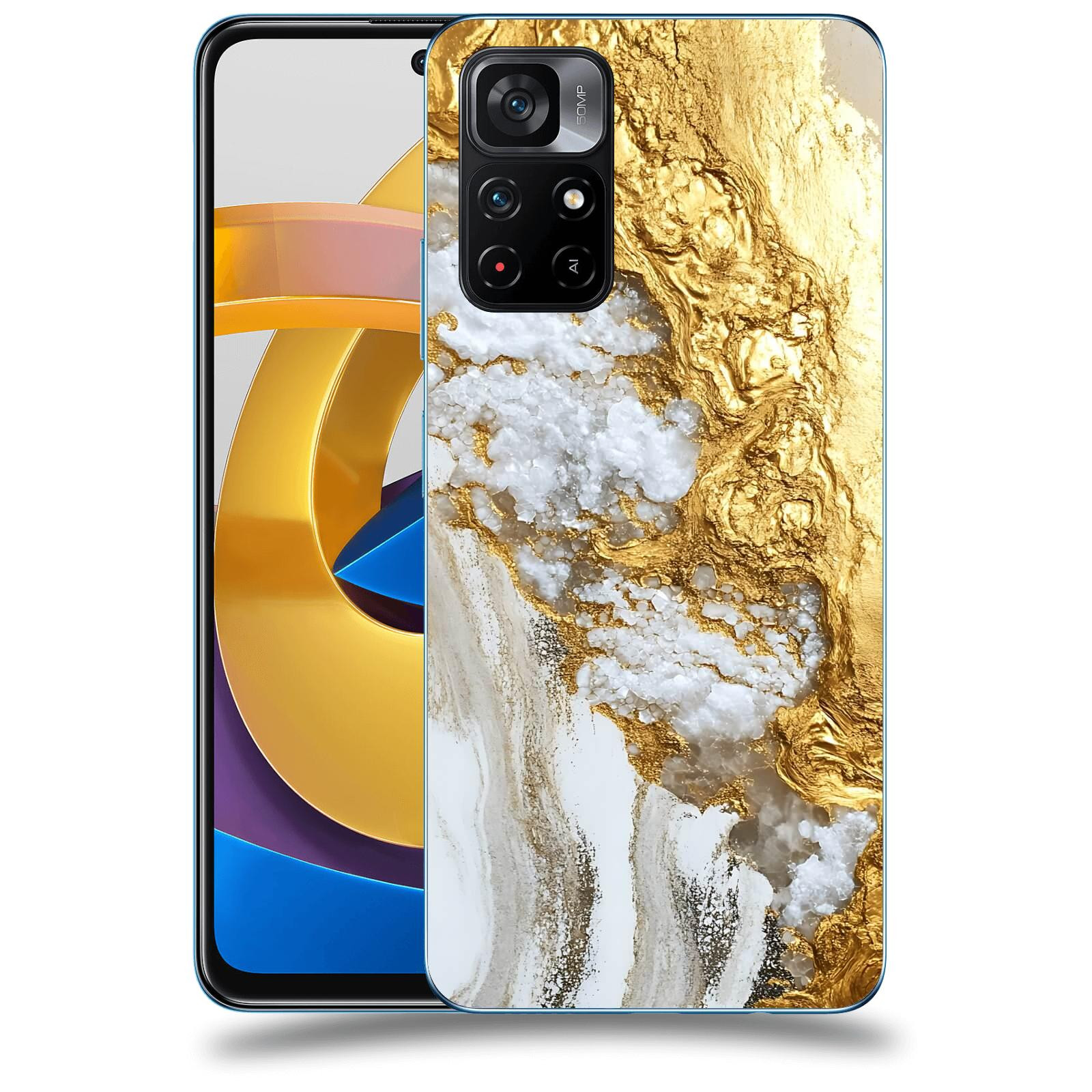 ACOVER Kryt na mobil Xiaomi Poco M4 Pro - Liquid Gold V