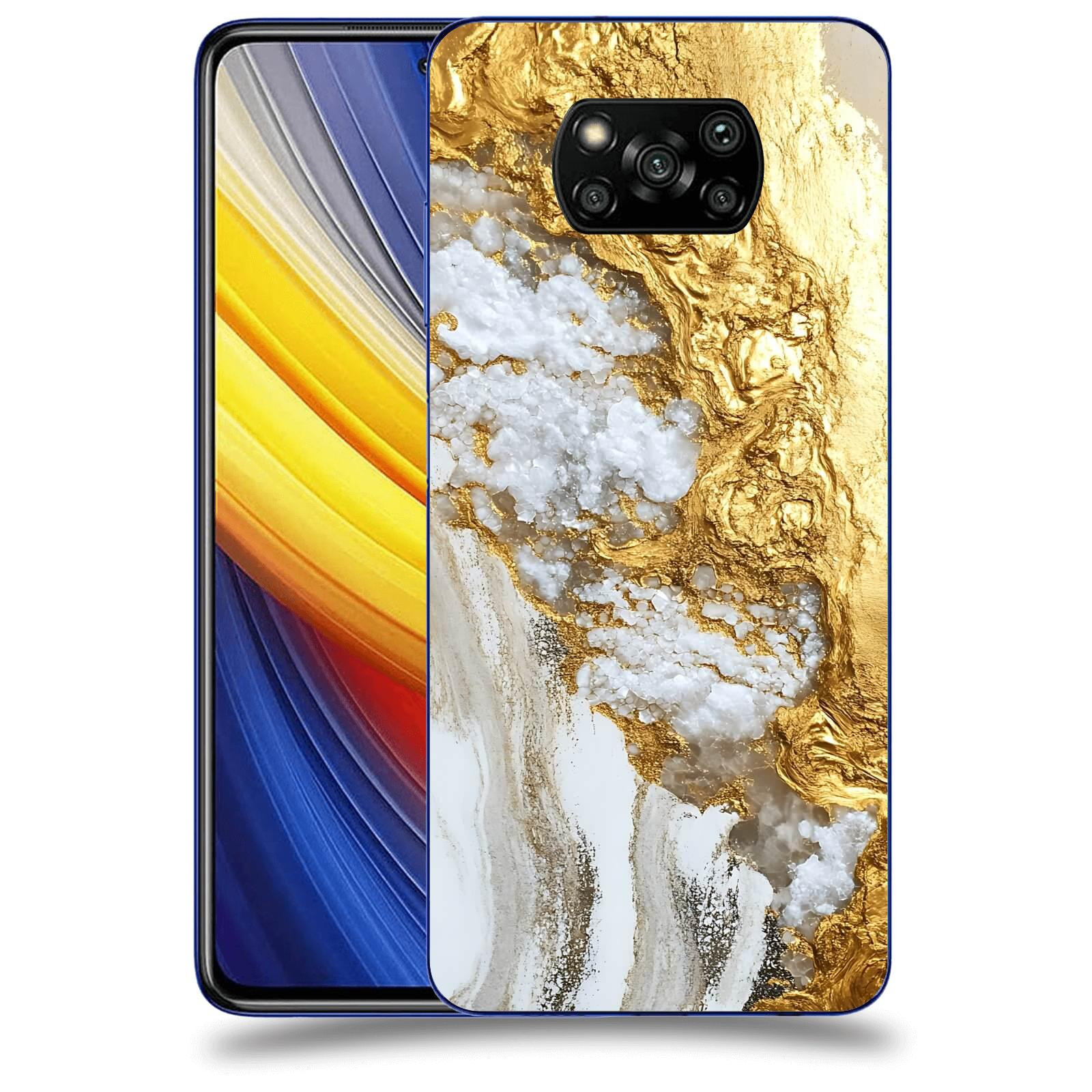 ACOVER Kryt na mobil Xiaomi Poco X3 Pro - Liquid Gold V
