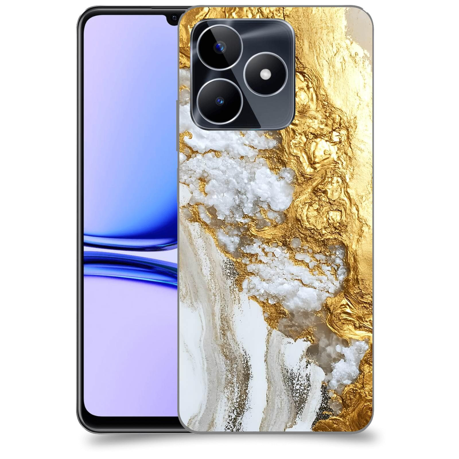 ACOVER Kryt na mobil Realme C53 - Liquid Gold V